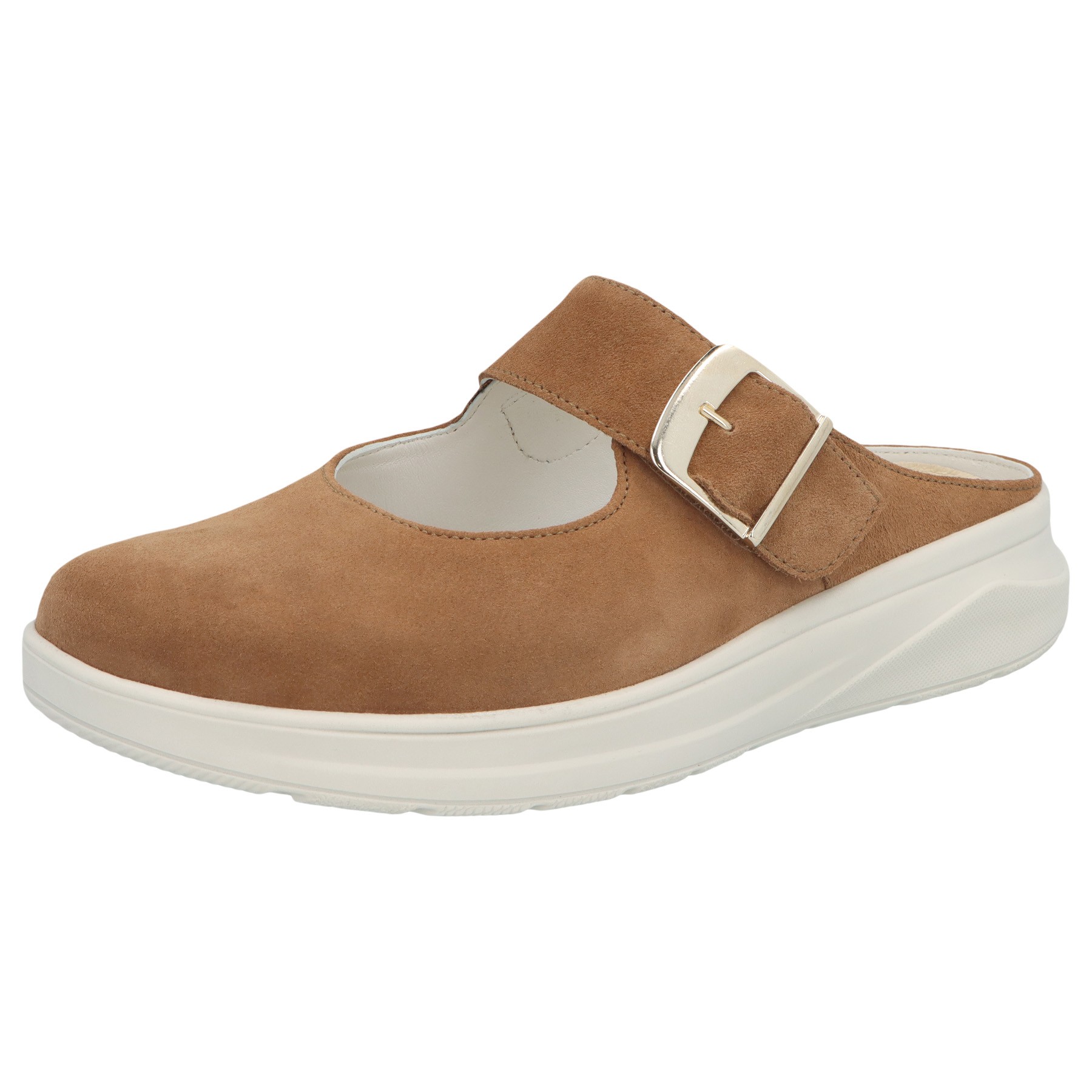 braune pantolette 3-4 ansicht