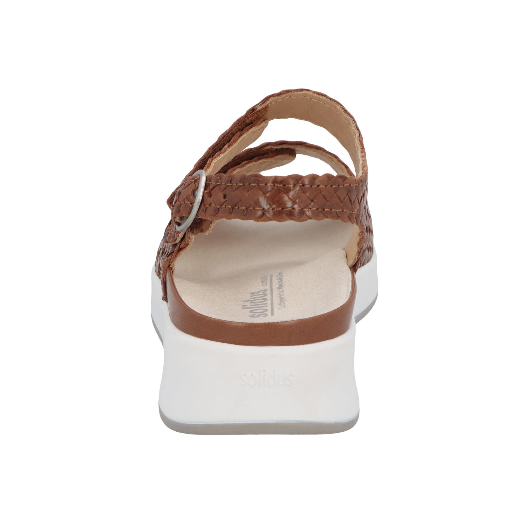 braune sandale hinteransicht