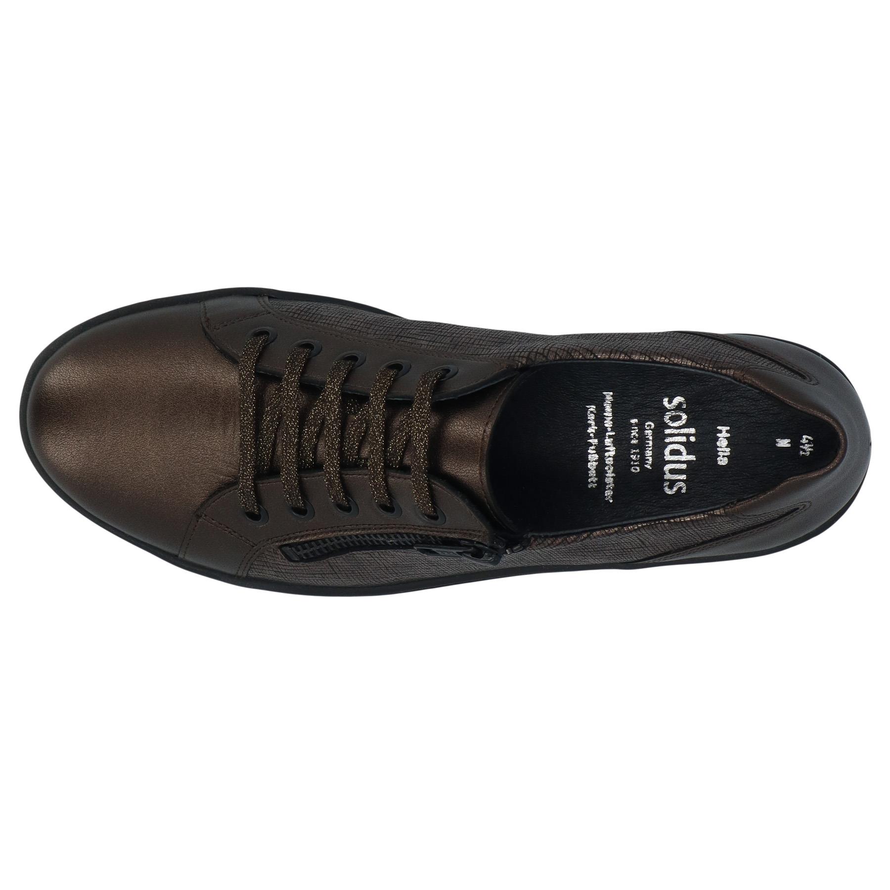 schwarze halbschuh draufsicht