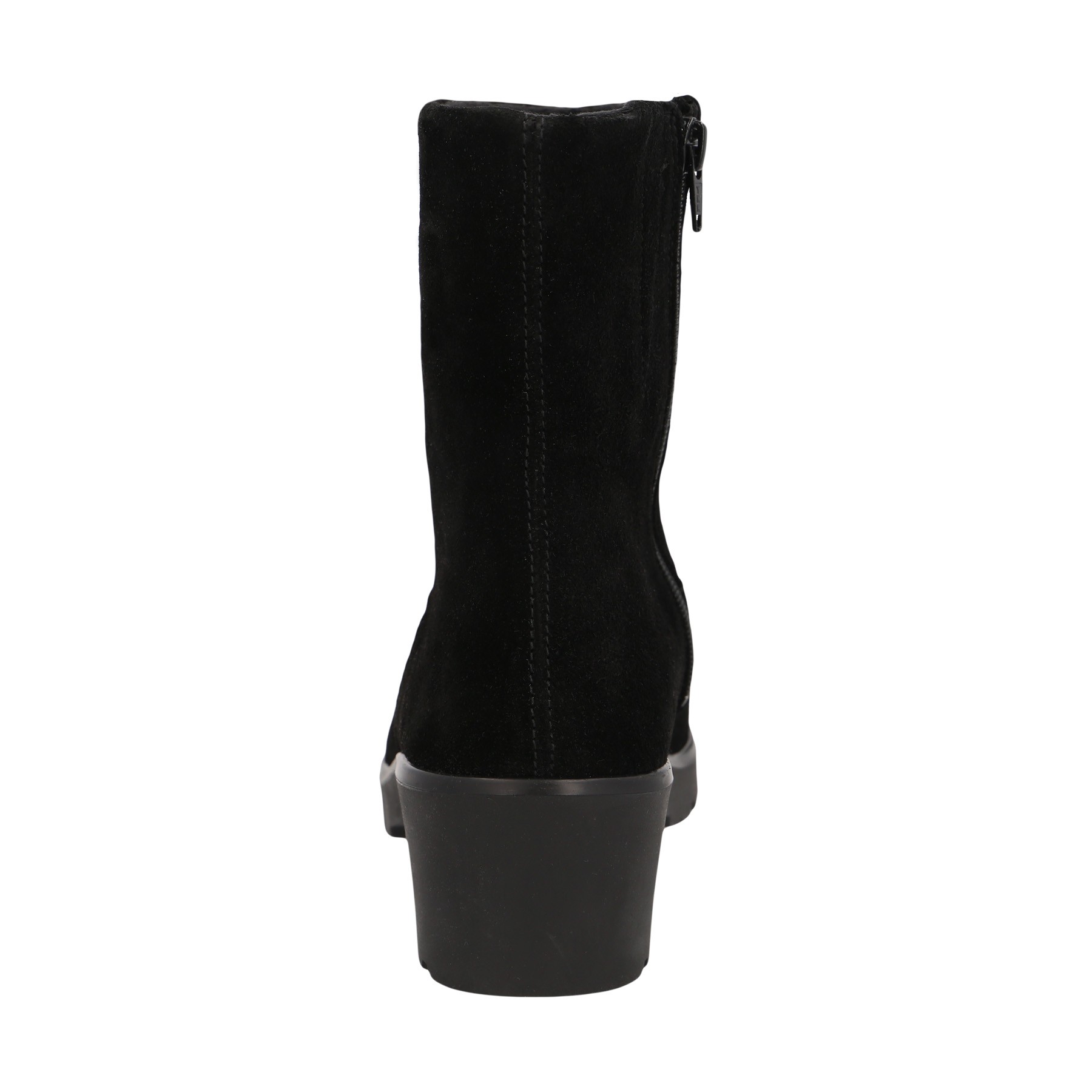 schwarze stiefel hinteransicht