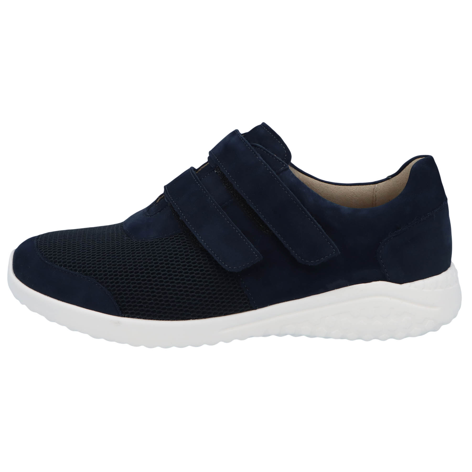 blaue slipper seitenansicht links