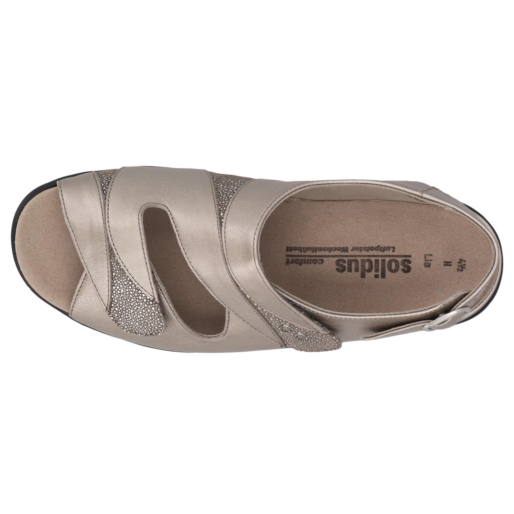 braune sandale draufsicht