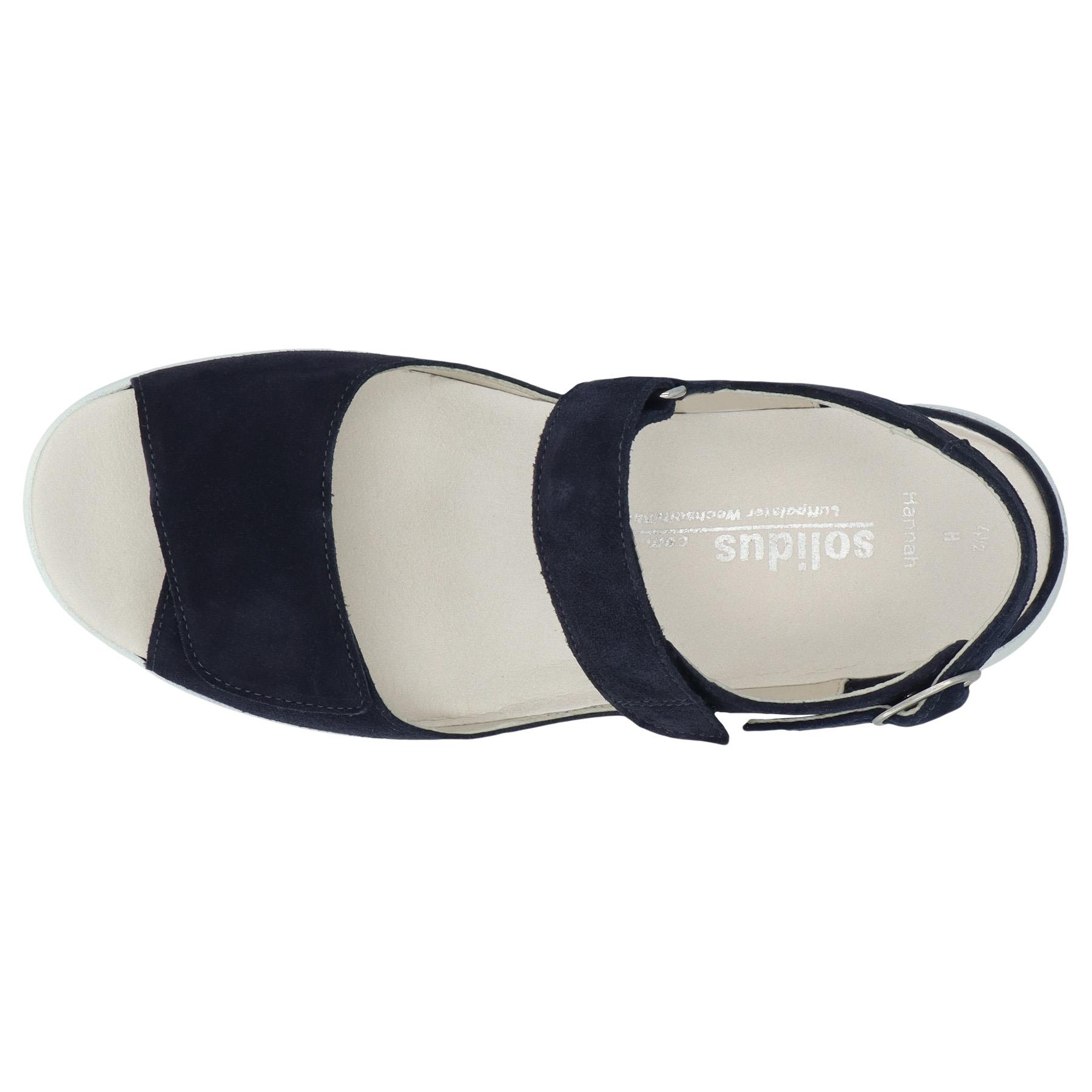 blaue sandale draufsicht