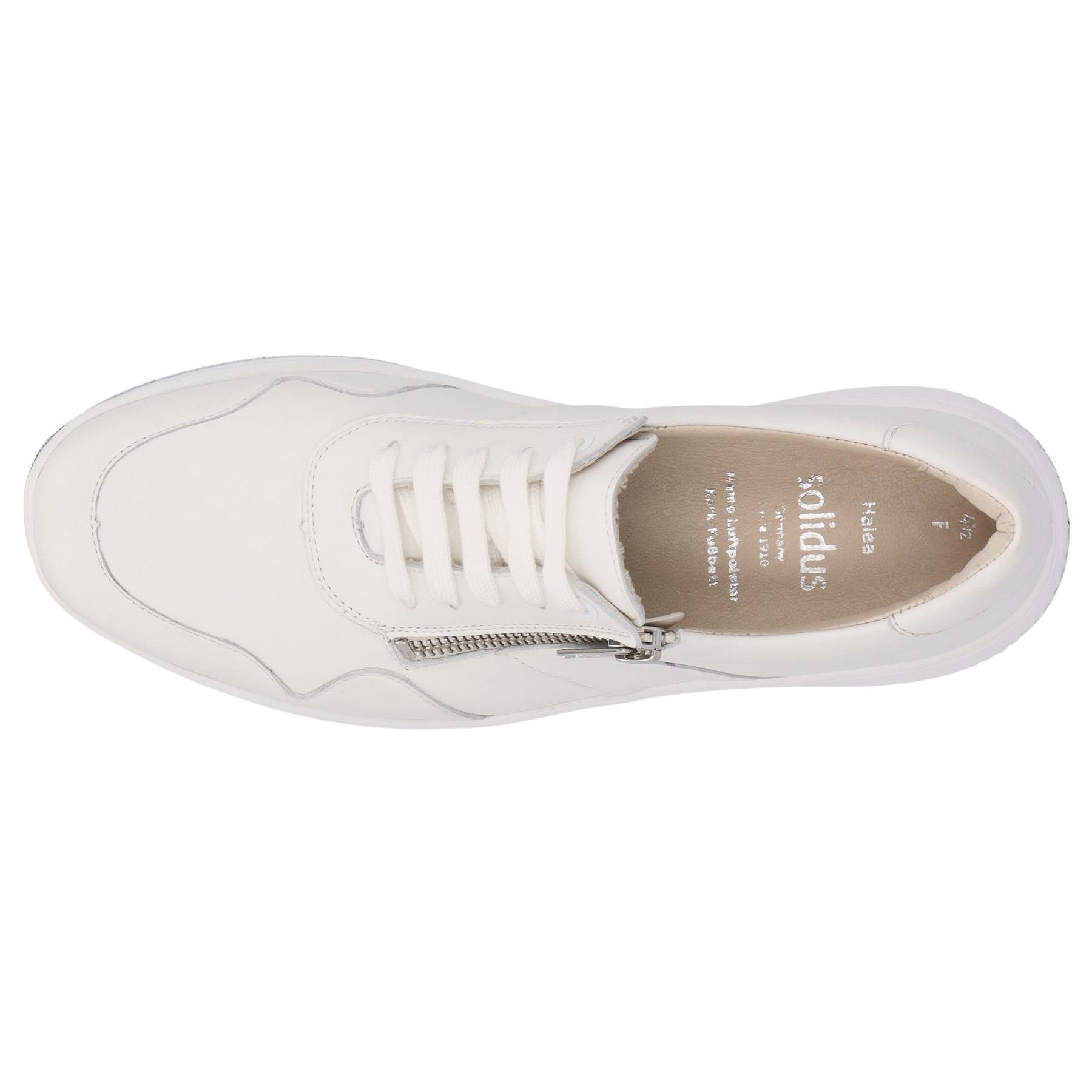 weiße halbschuh draufsicht