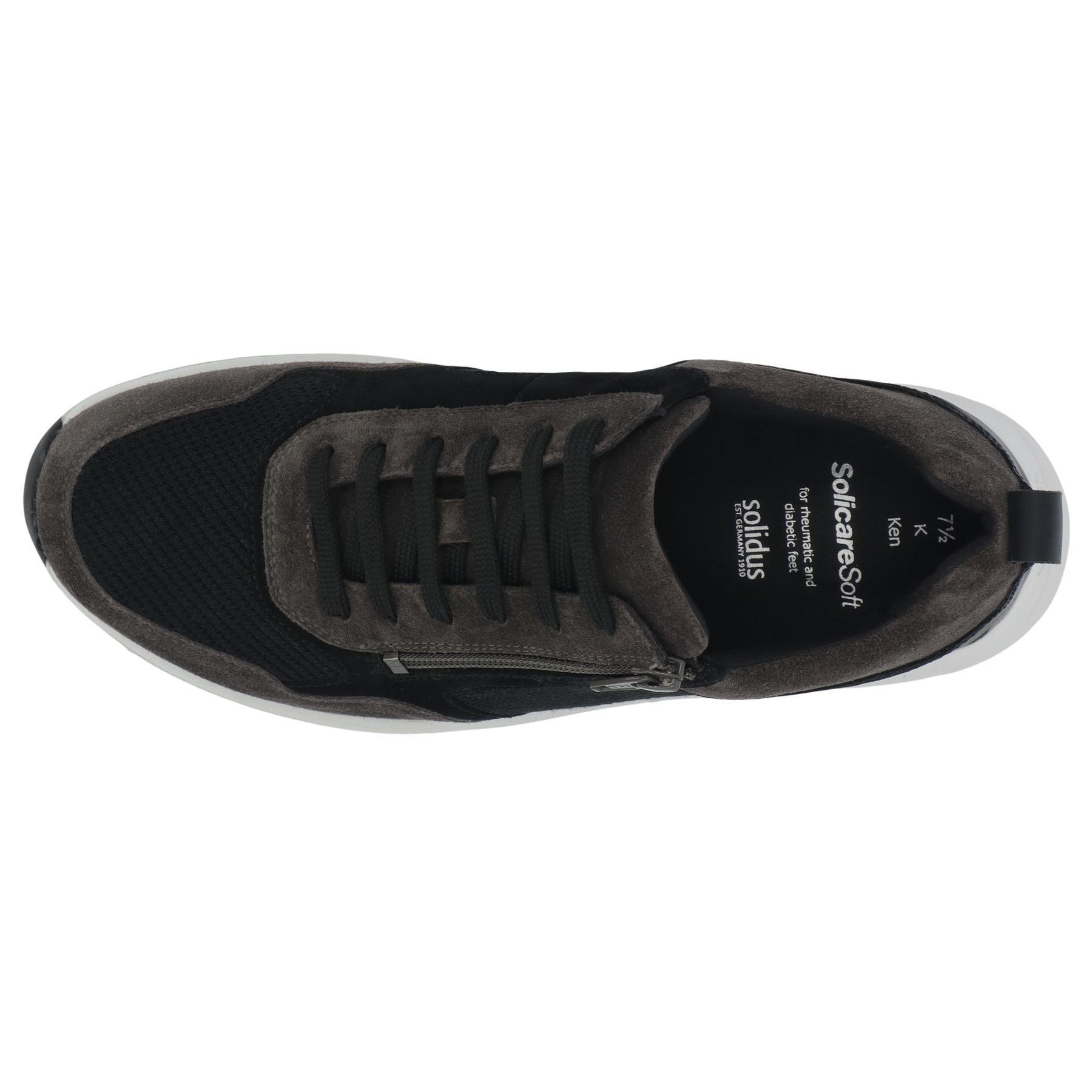 graue halbschuh draufsicht