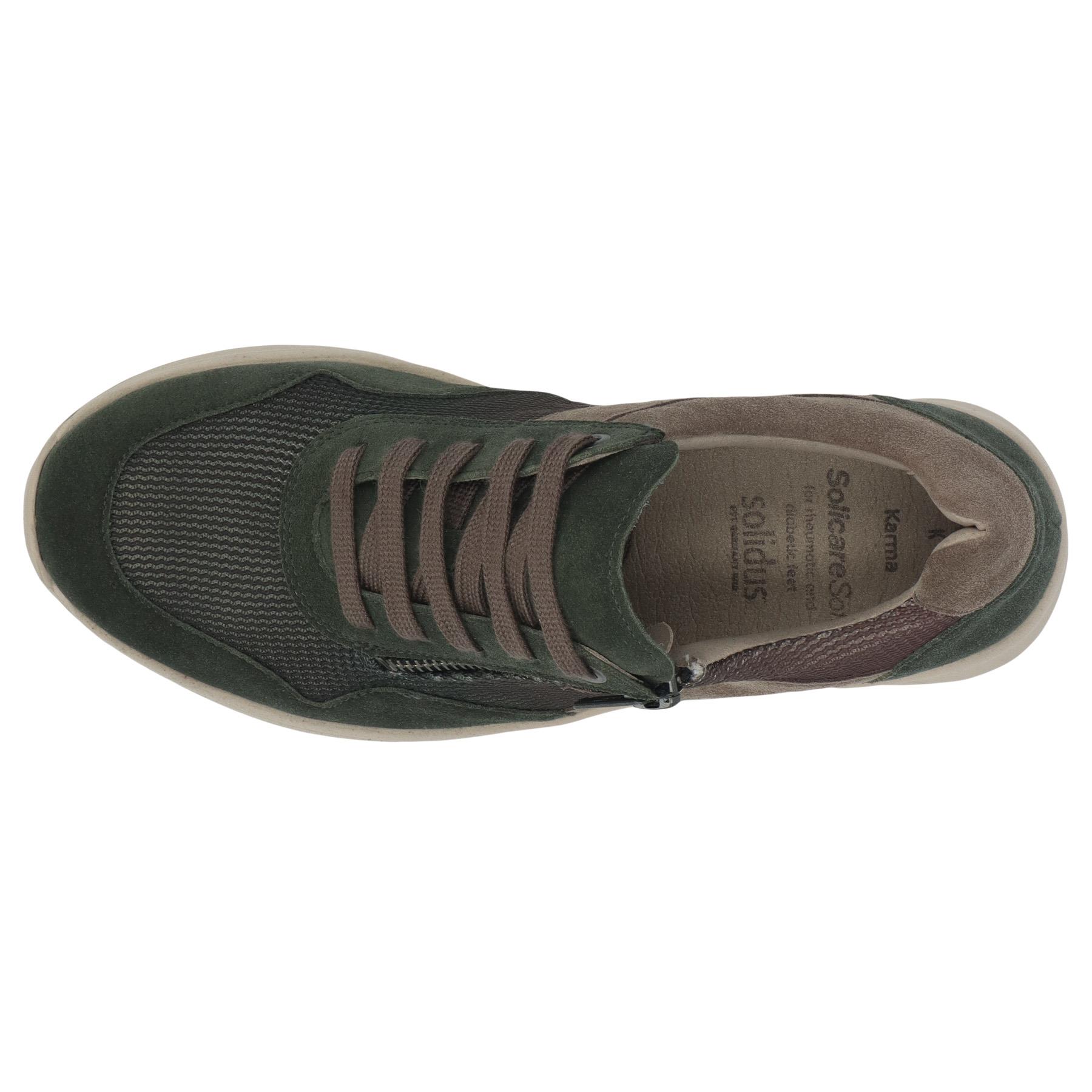 grüne halbschuh draufsicht