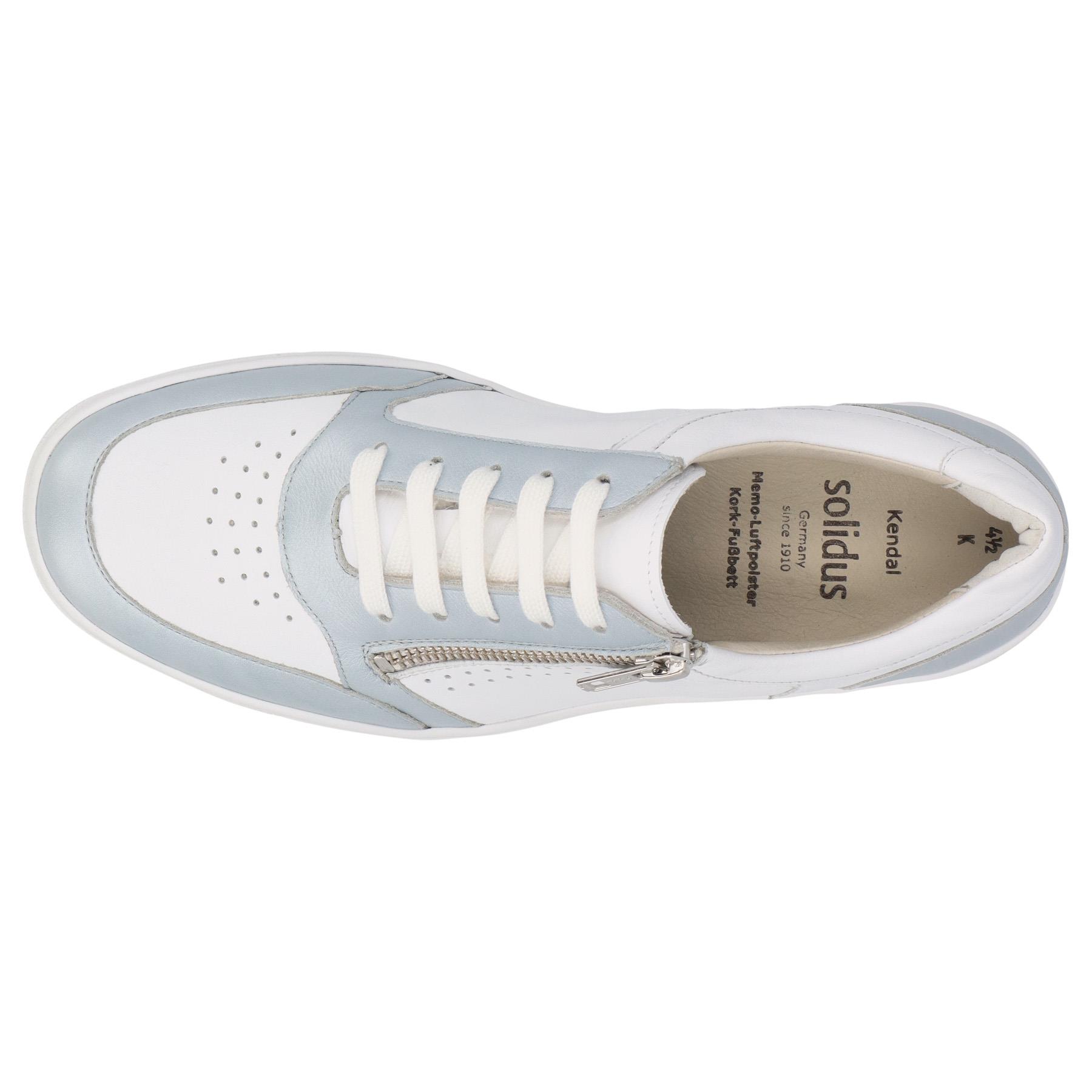 blaue halbschuh draufsicht