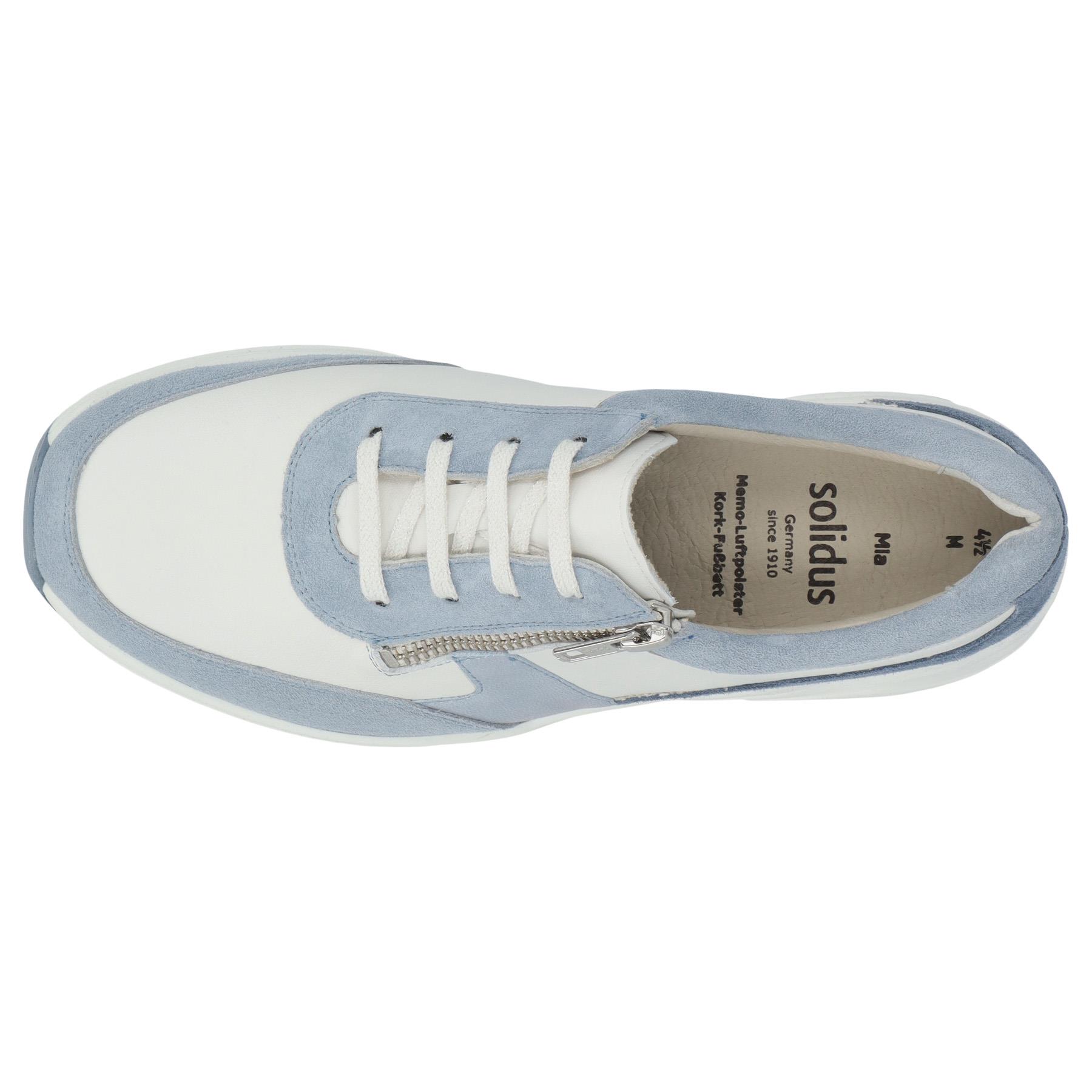 weiße halbschuh draufsicht