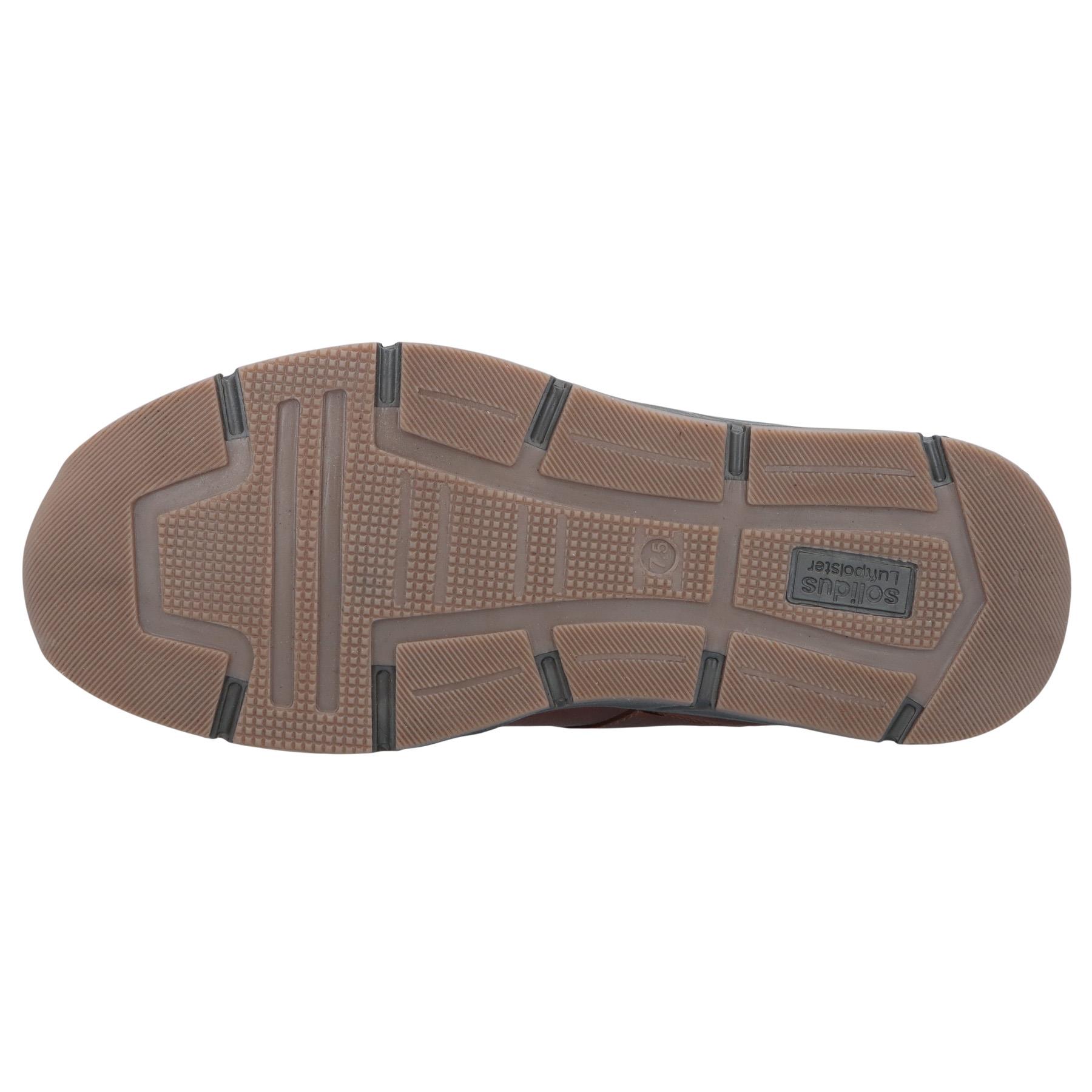 braune halbschuh sohlenansicht