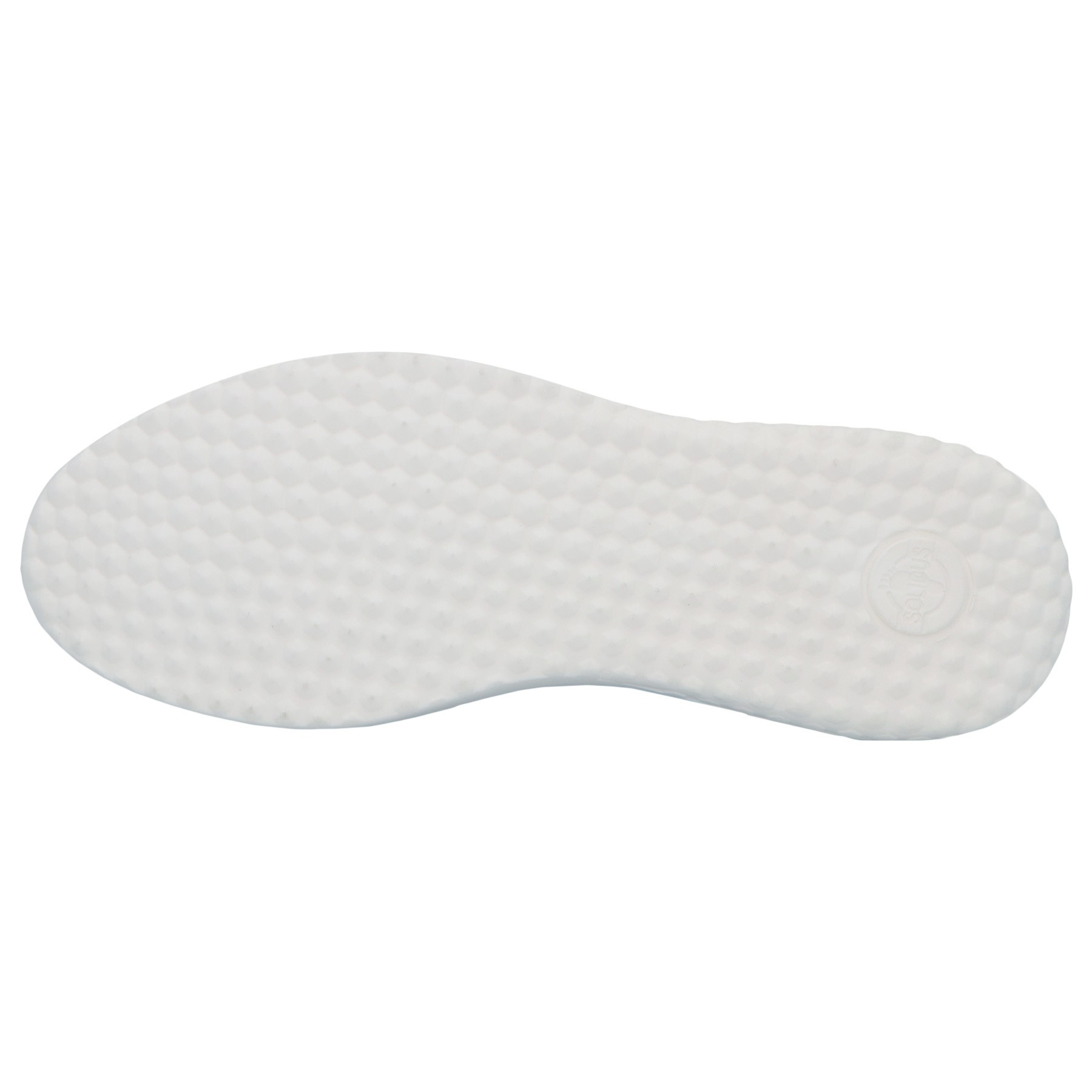 weiße halbschuh sohlenansicht