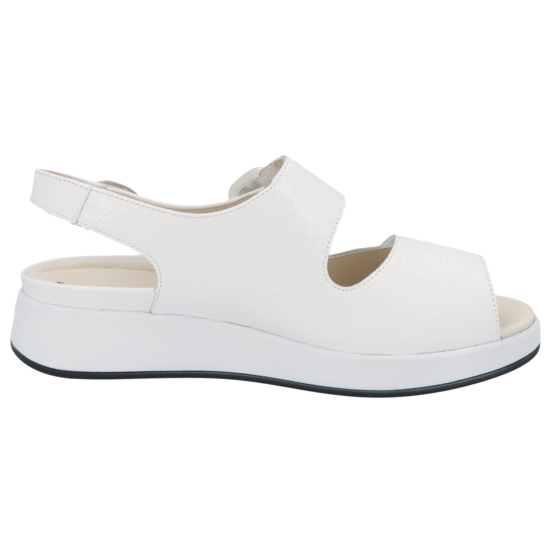 weiße sandale seitenansicht rechts