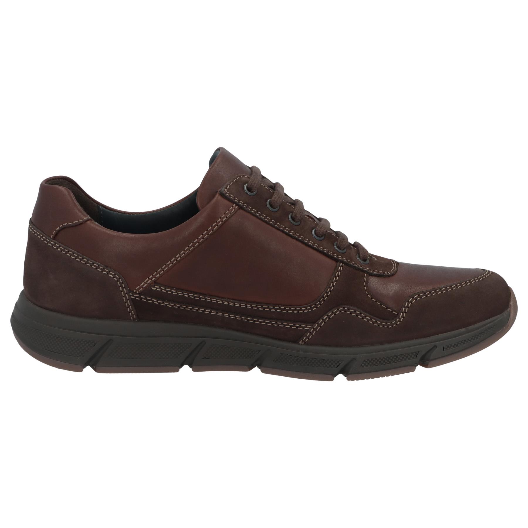 braune halbschuh seitenansicht rechts