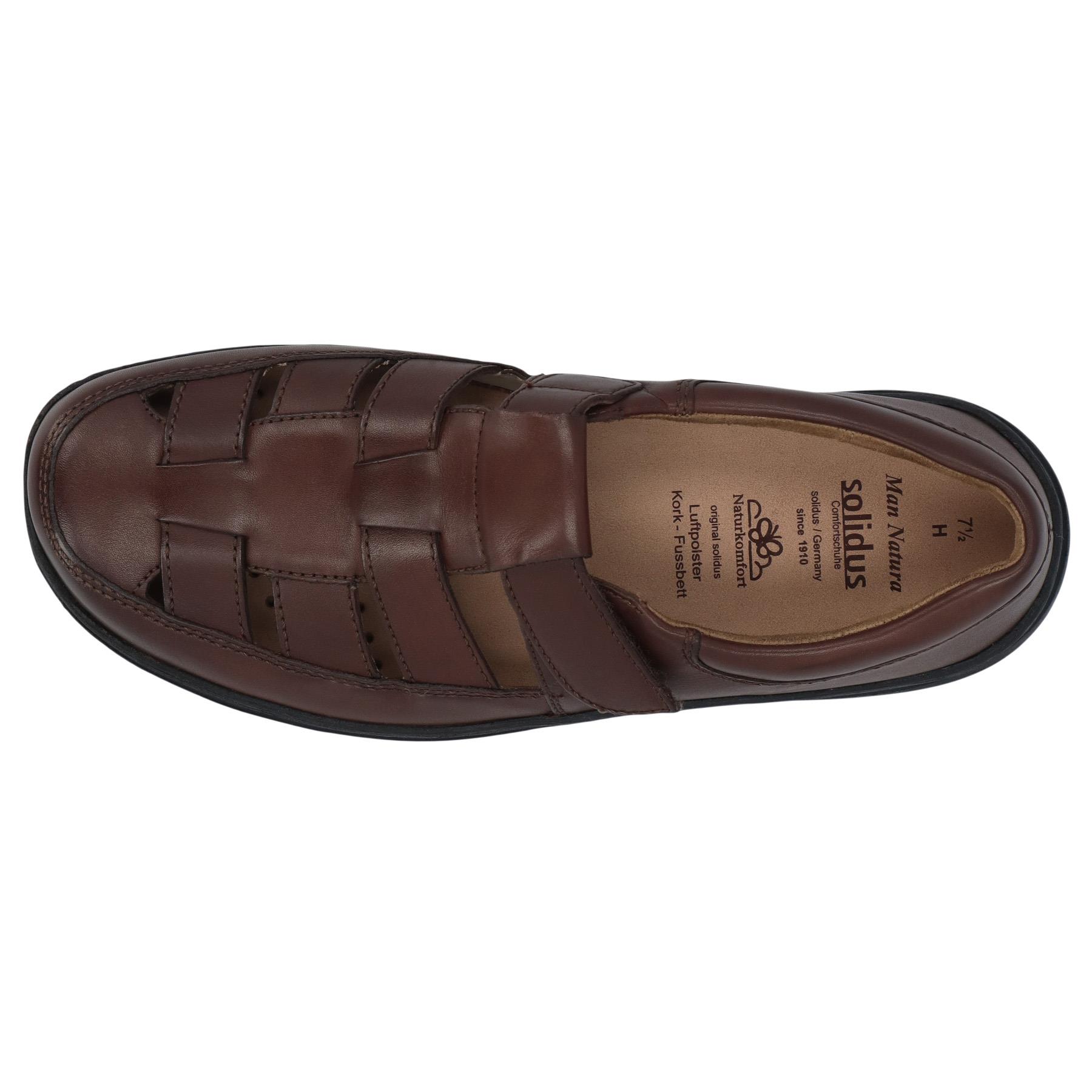 braune halbschuh draufsicht