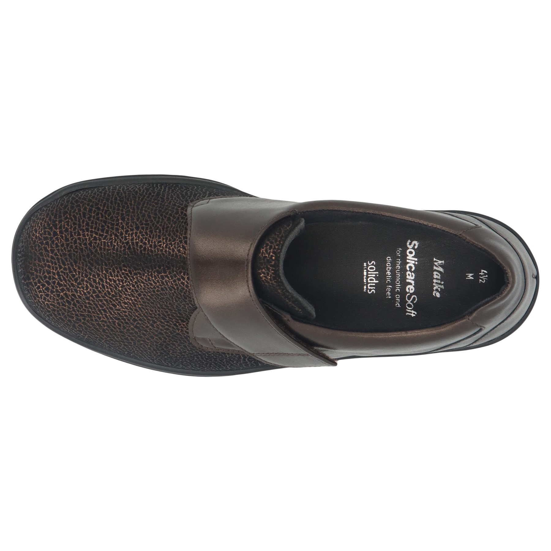 braune slipper draufsicht