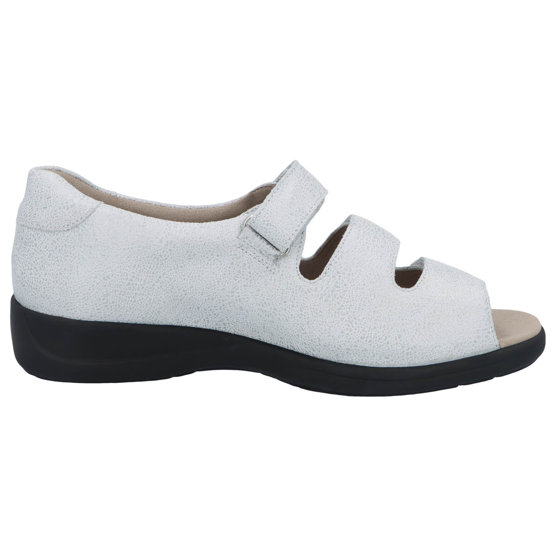 weiße sandale seitenansicht rechts