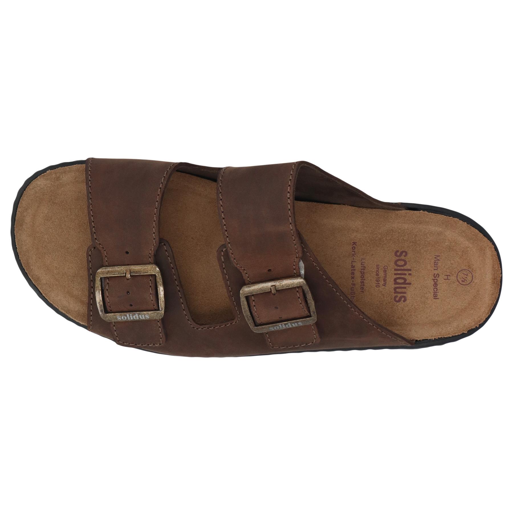 braune sandale draufsicht