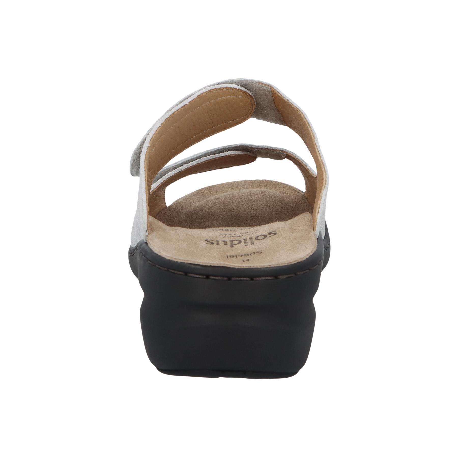 weiße pantolette hinteransicht