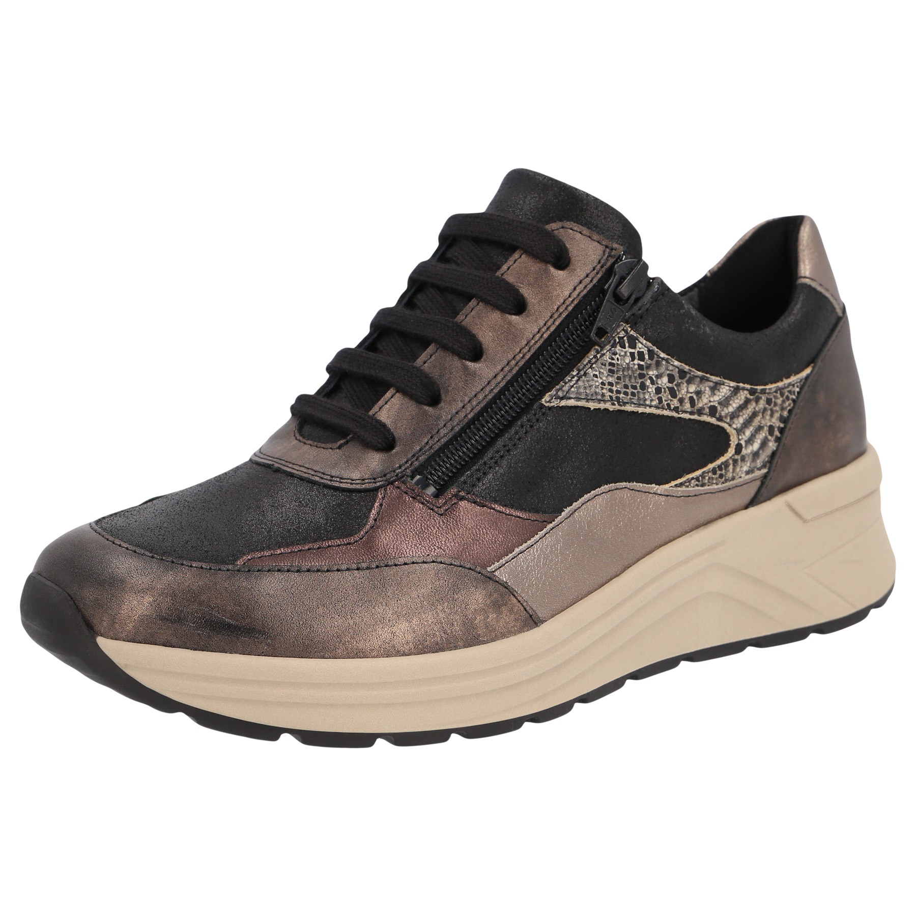 braune halbschuh 3-4 ansicht
