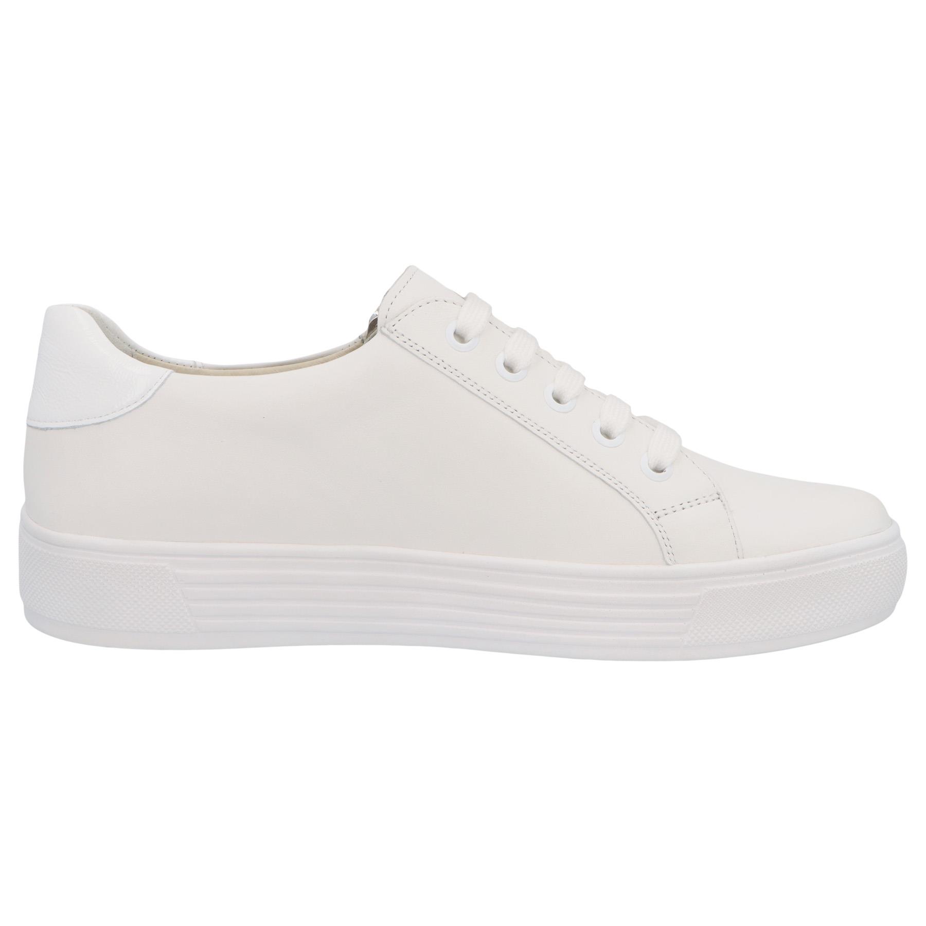 weiße halbschuh seitenansicht rechts