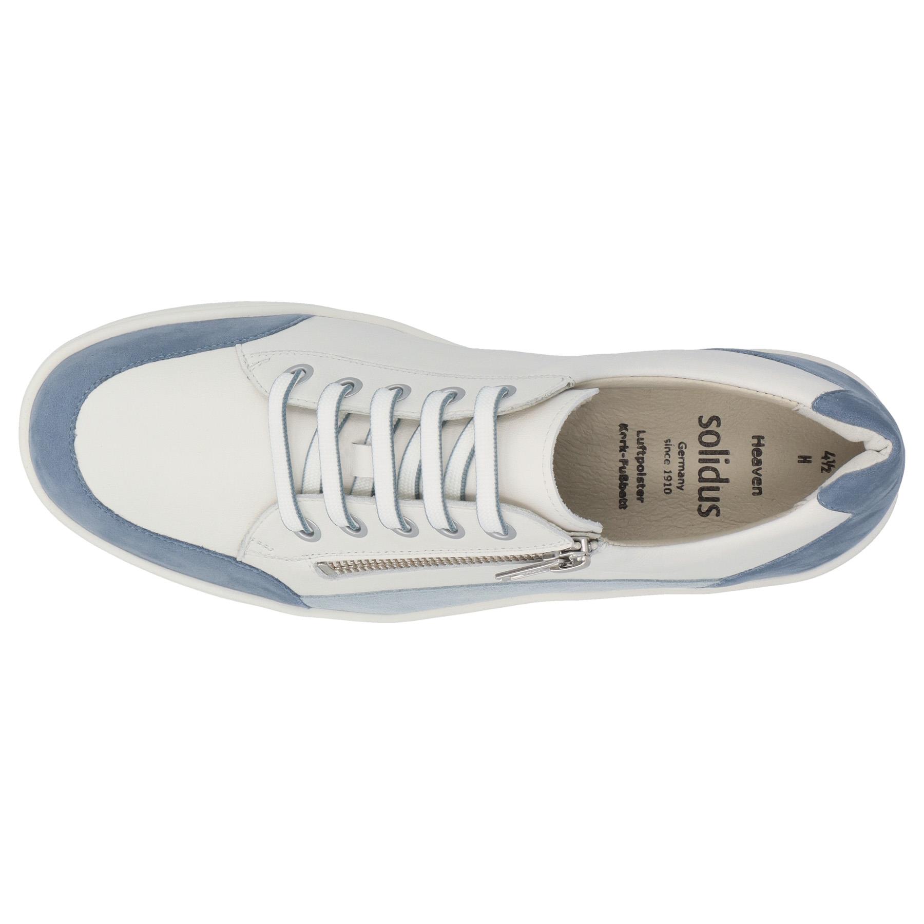 blaue halbschuh draufsicht