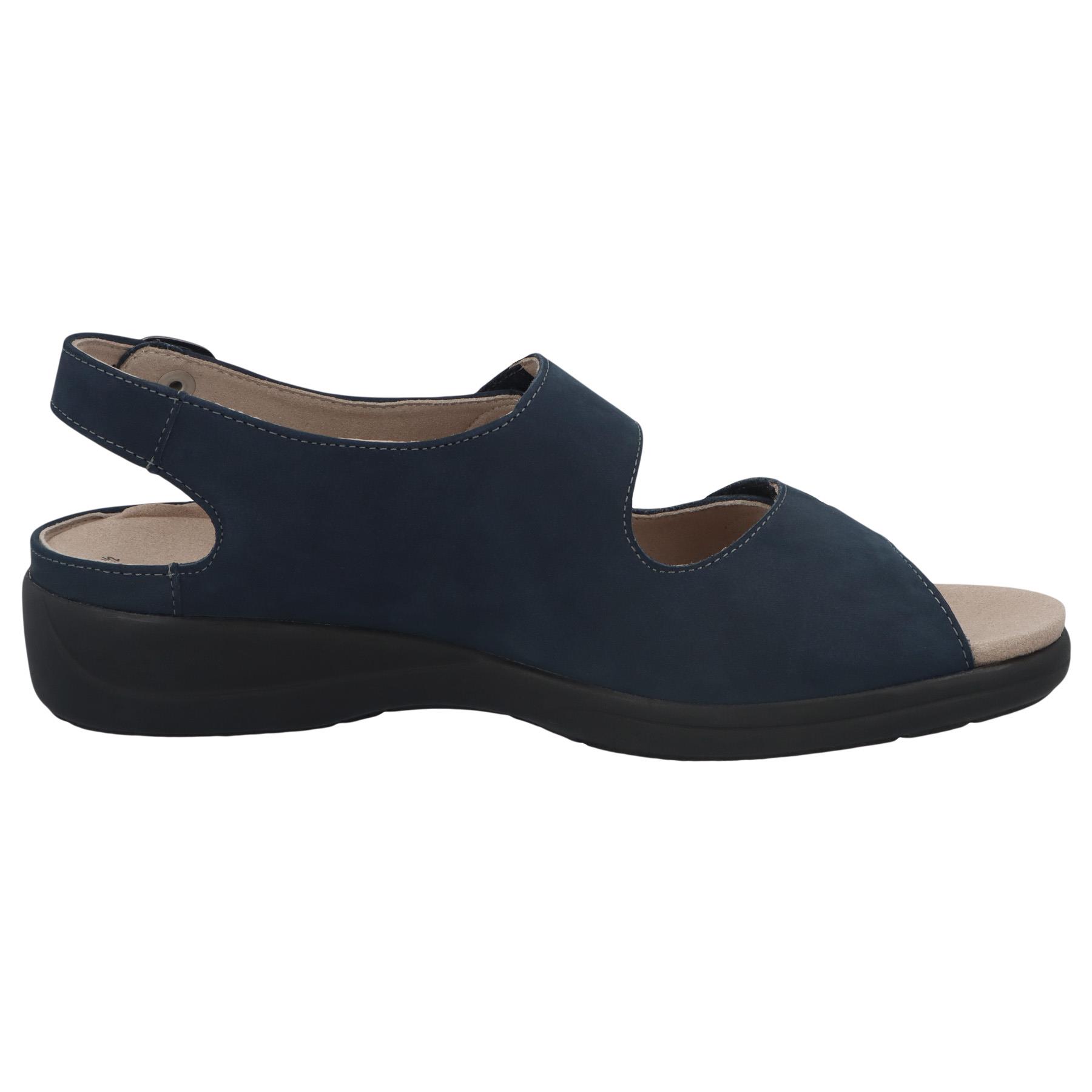 blaue sandale seitenansicht rechts