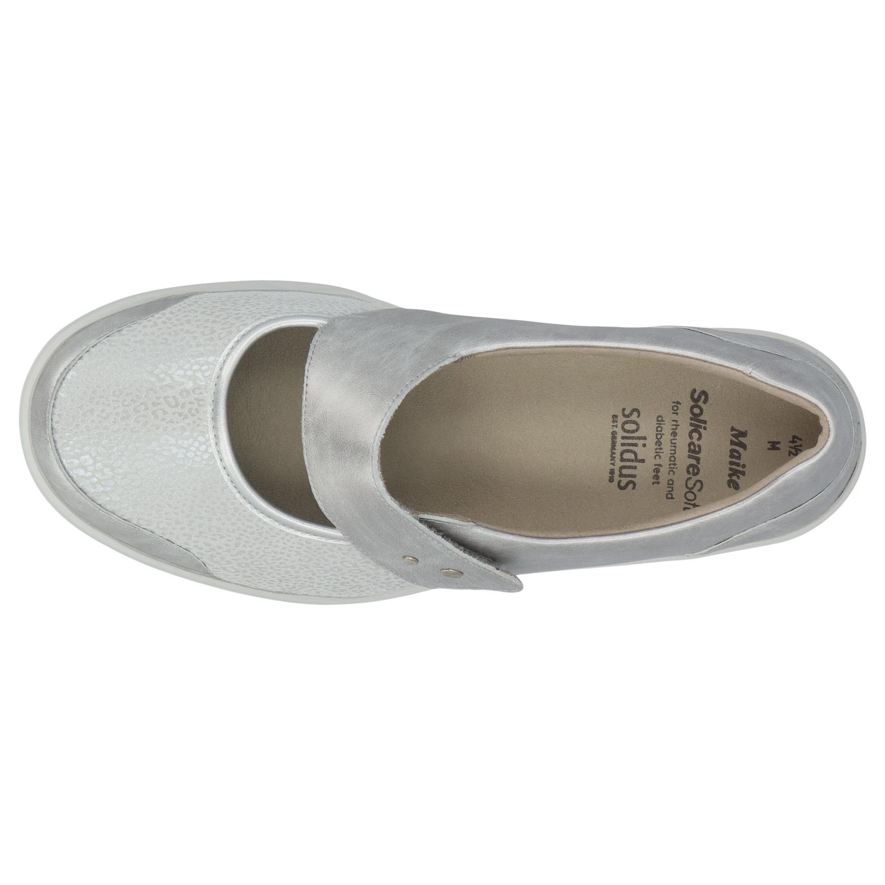 graue halbschuh draufsicht