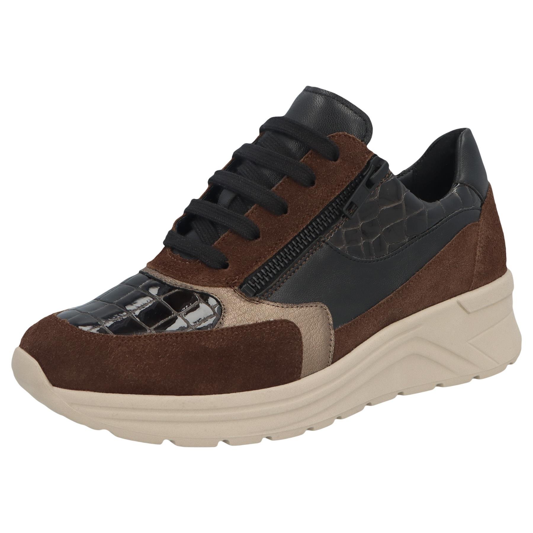 VELOUR/KROKOLACK/MOKES METAL/MALAGA caffe/ebony/fango/schwarz