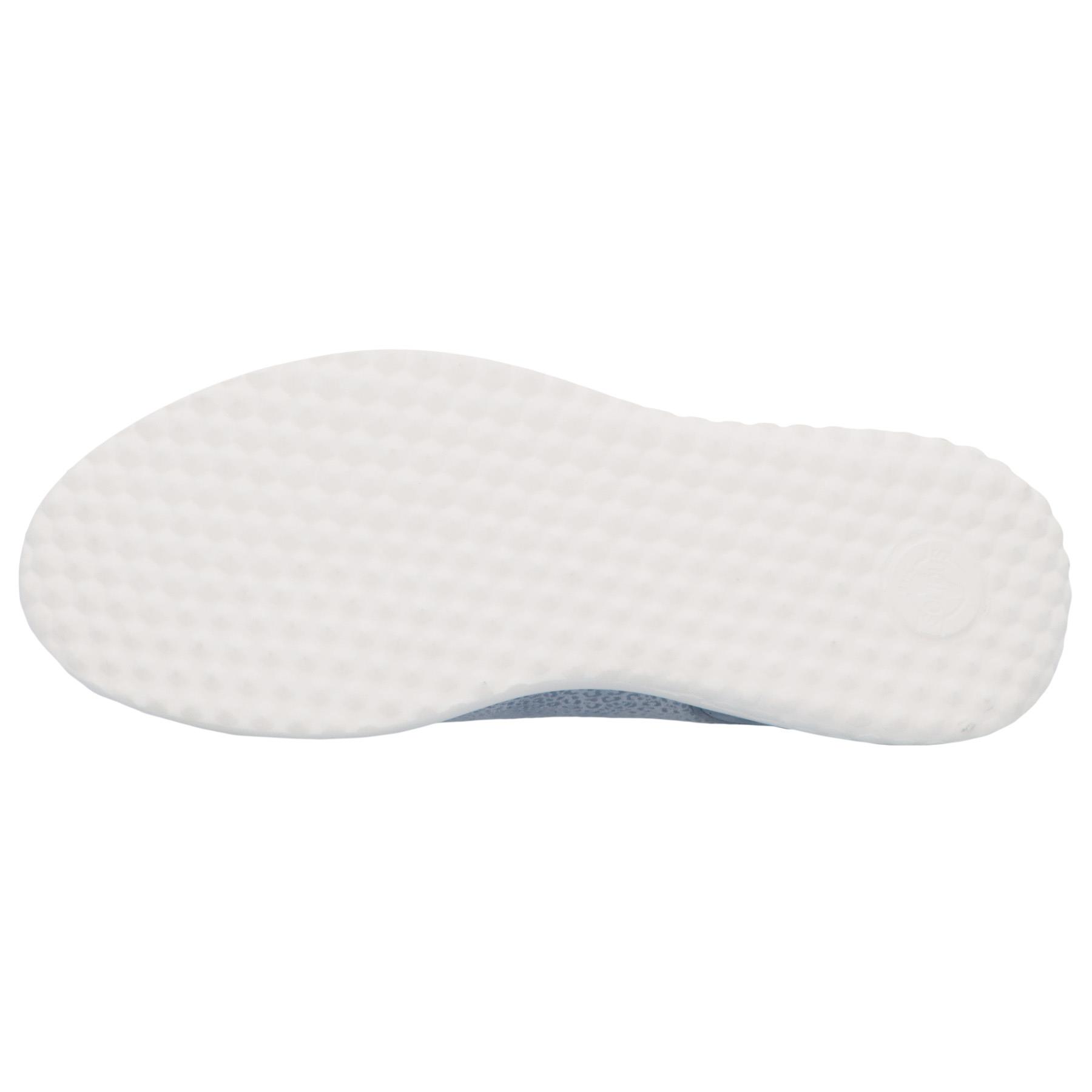 blaue halbschuh sohlenansicht