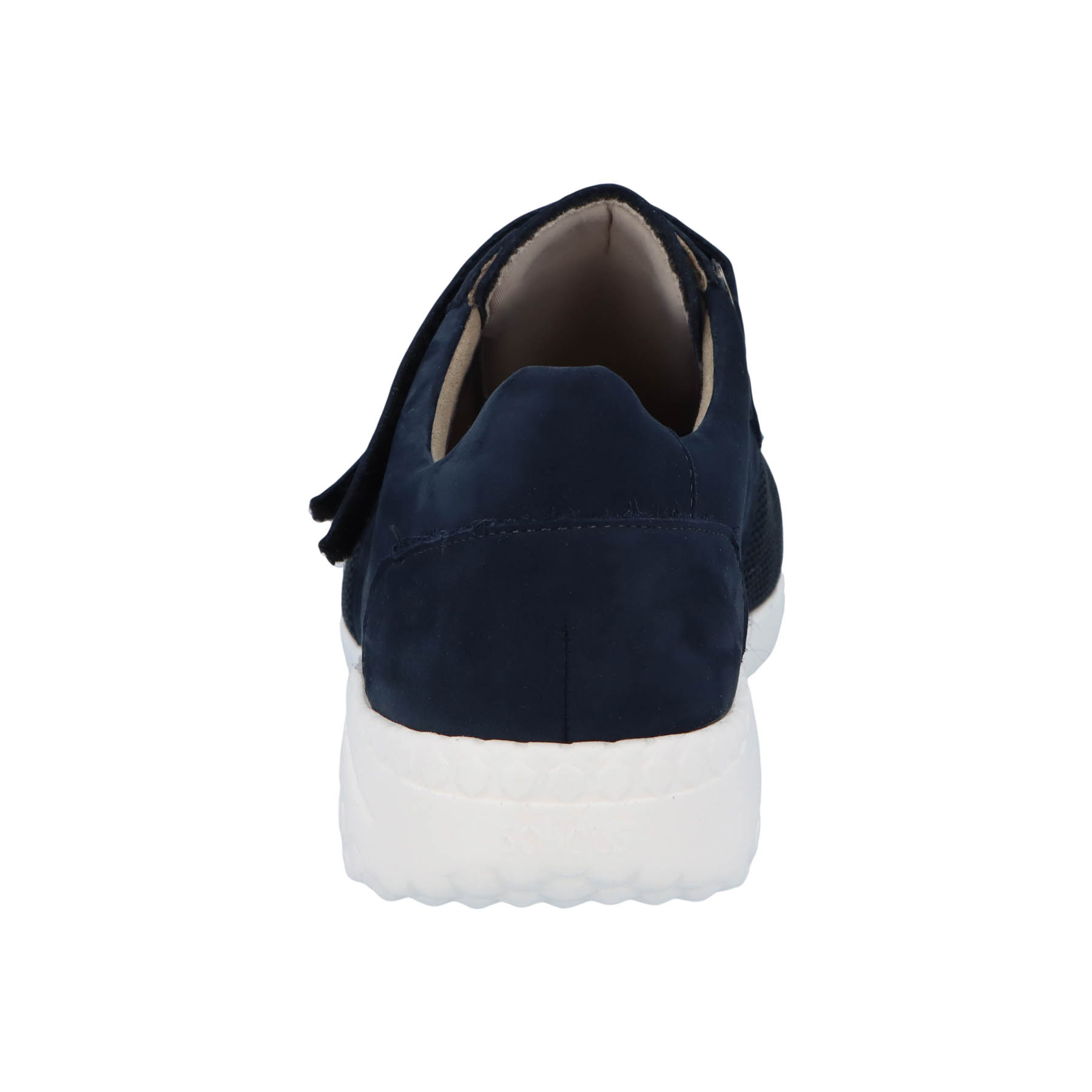 blaue slipper hinteransicht