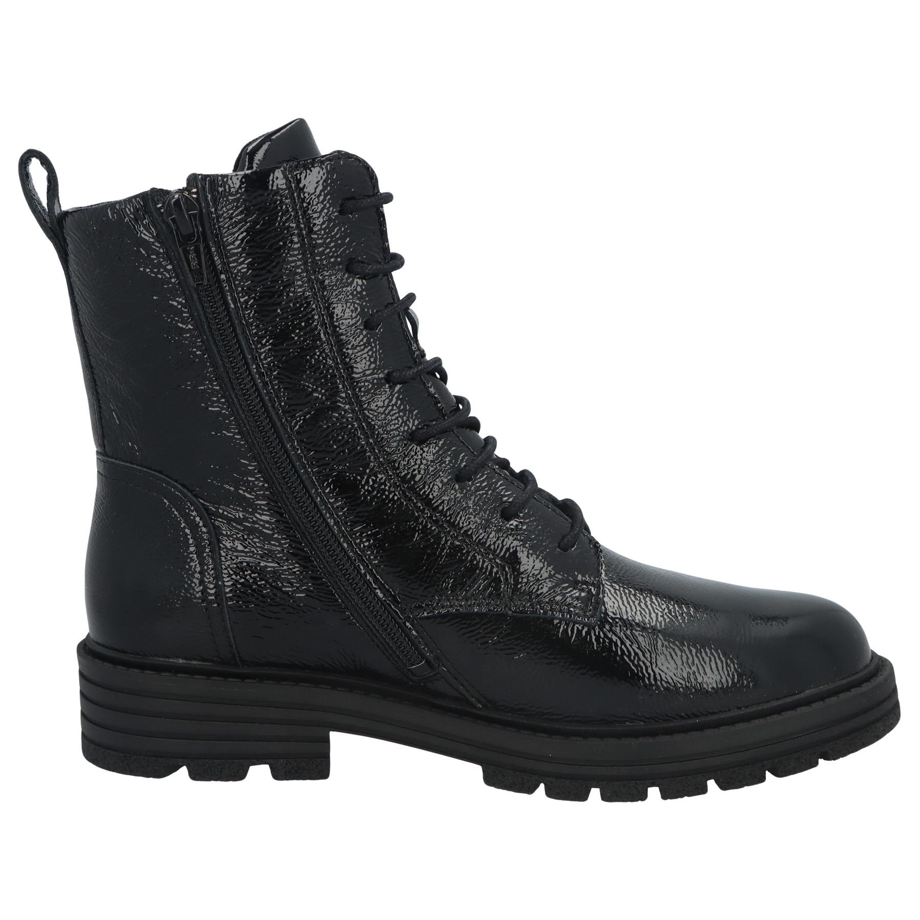 schwarze stiefel seitenansicht rechts