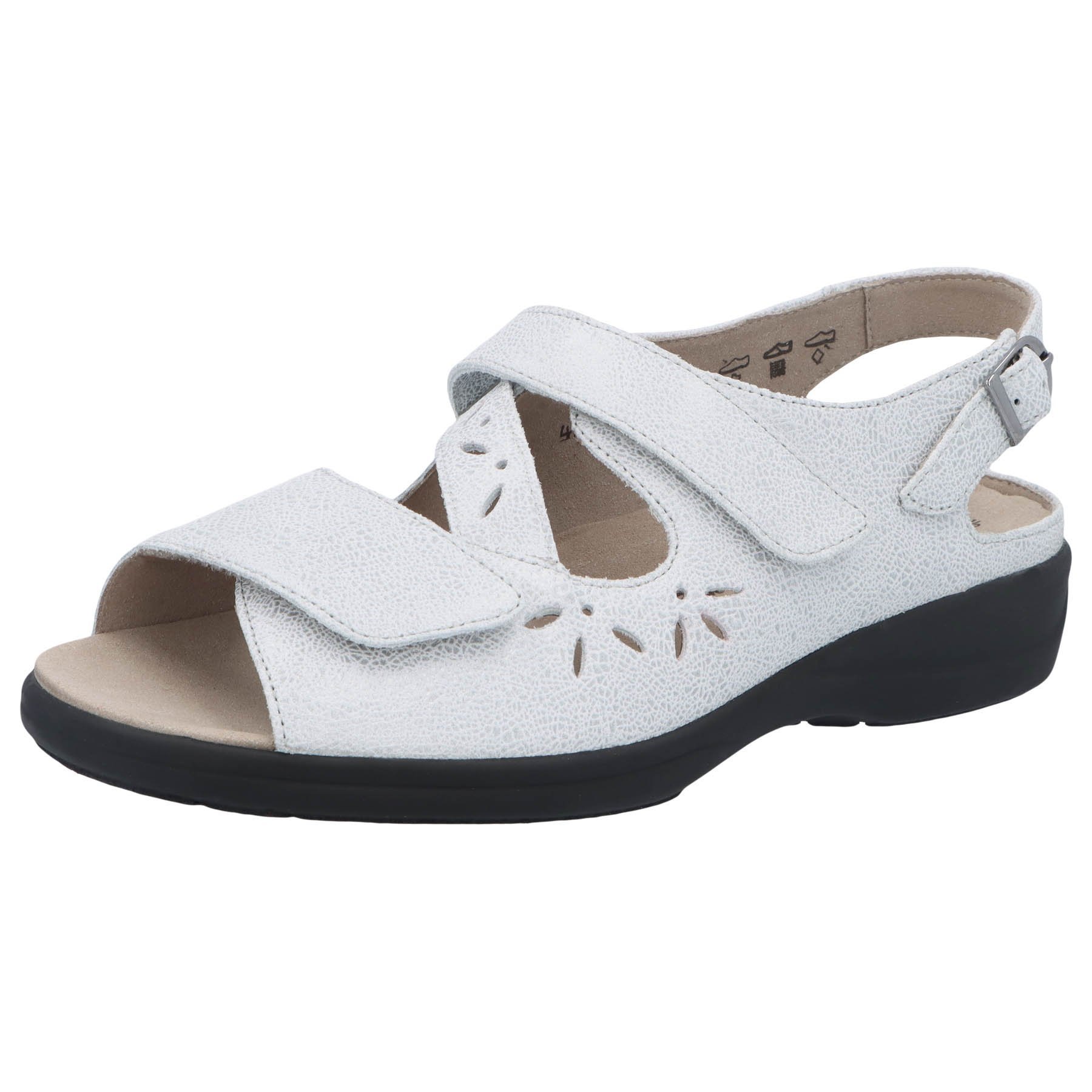 weiße sandale 3-4 ansicht