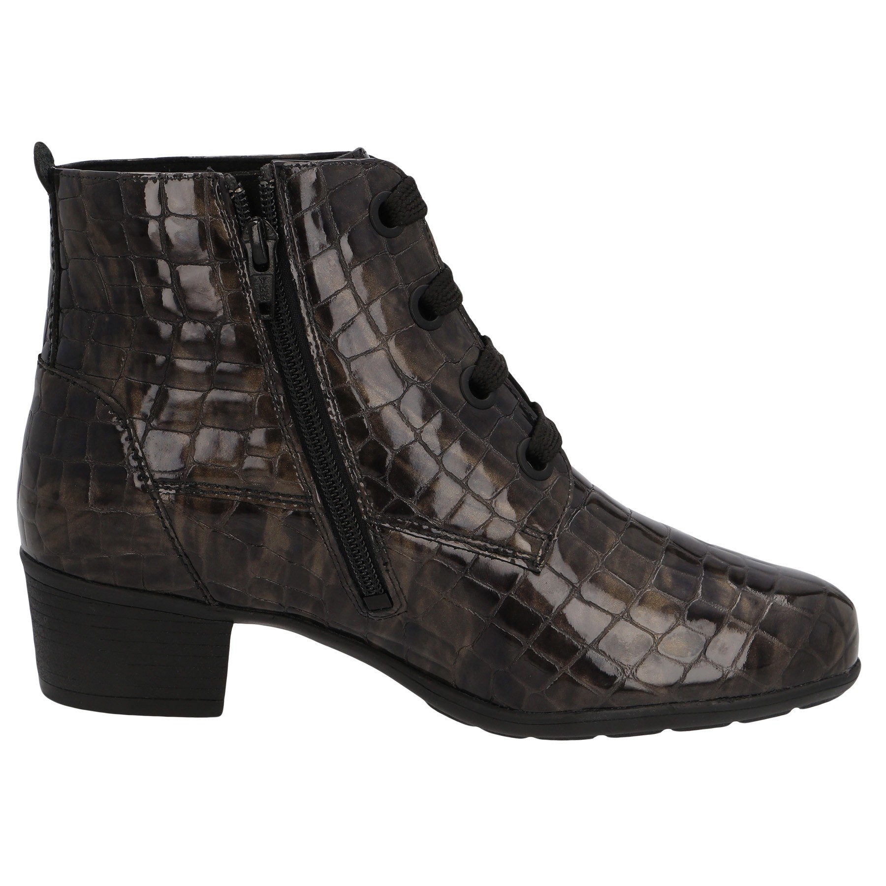 schwarze stiefel seitenansicht rechts