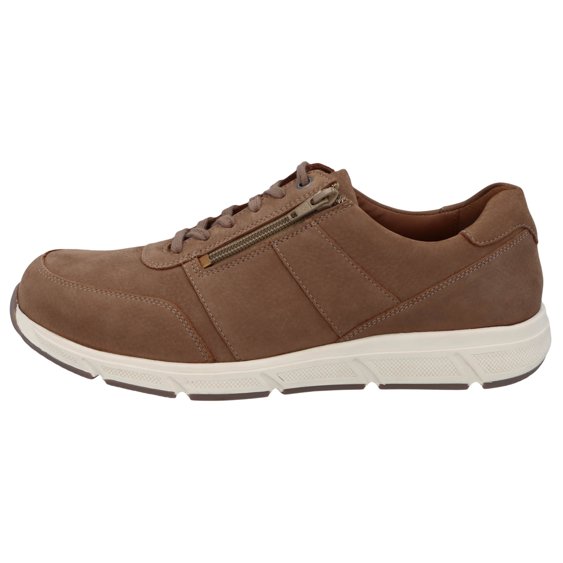 braune halbschuh seitenansicht links