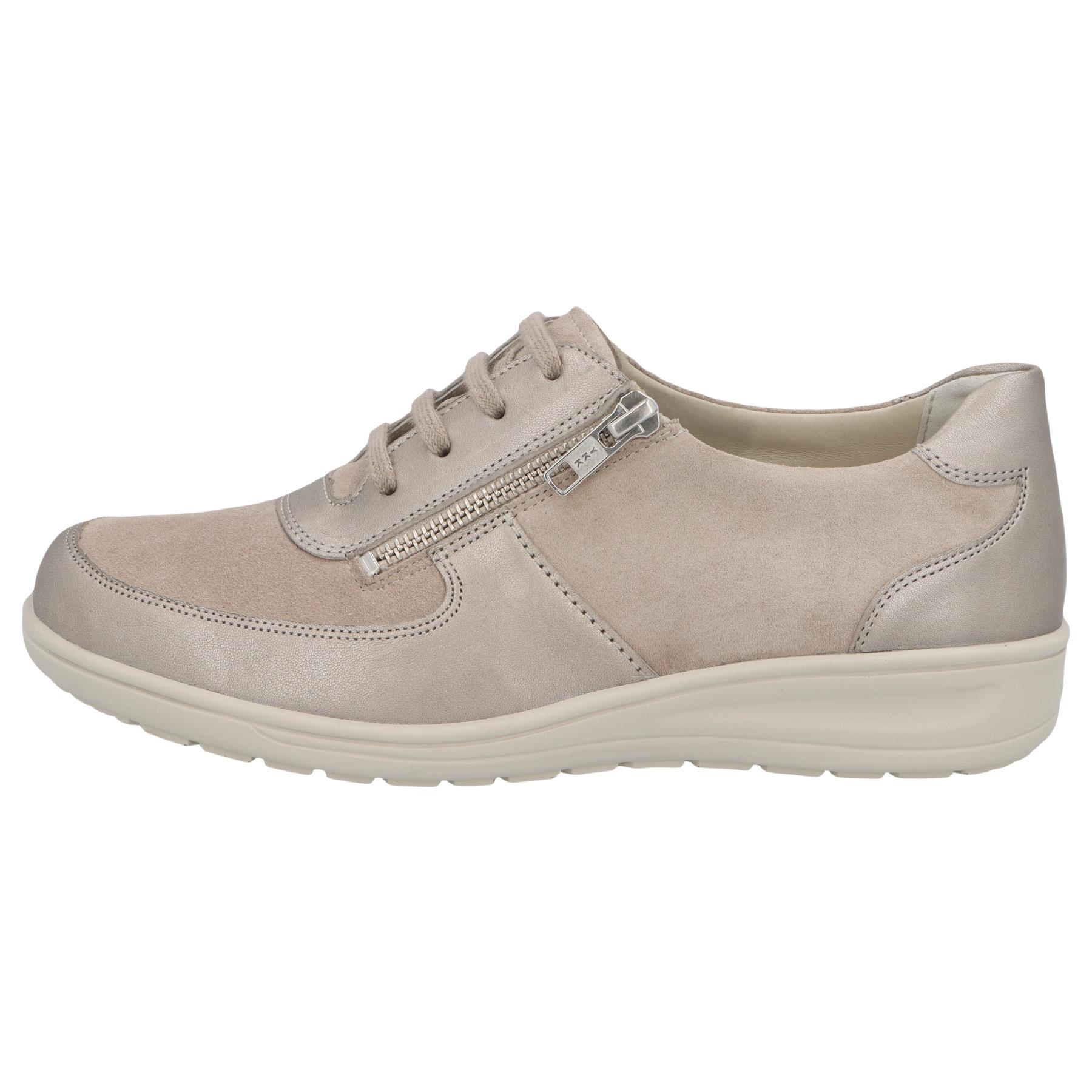 braune halbschuh seitenansicht links