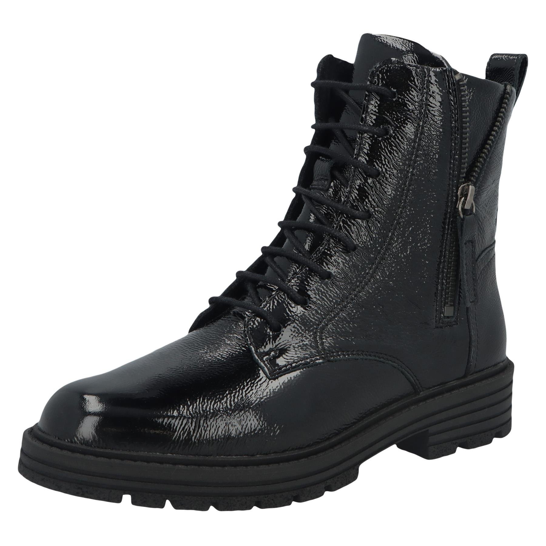 schwarze stiefel 3-4 ansicht