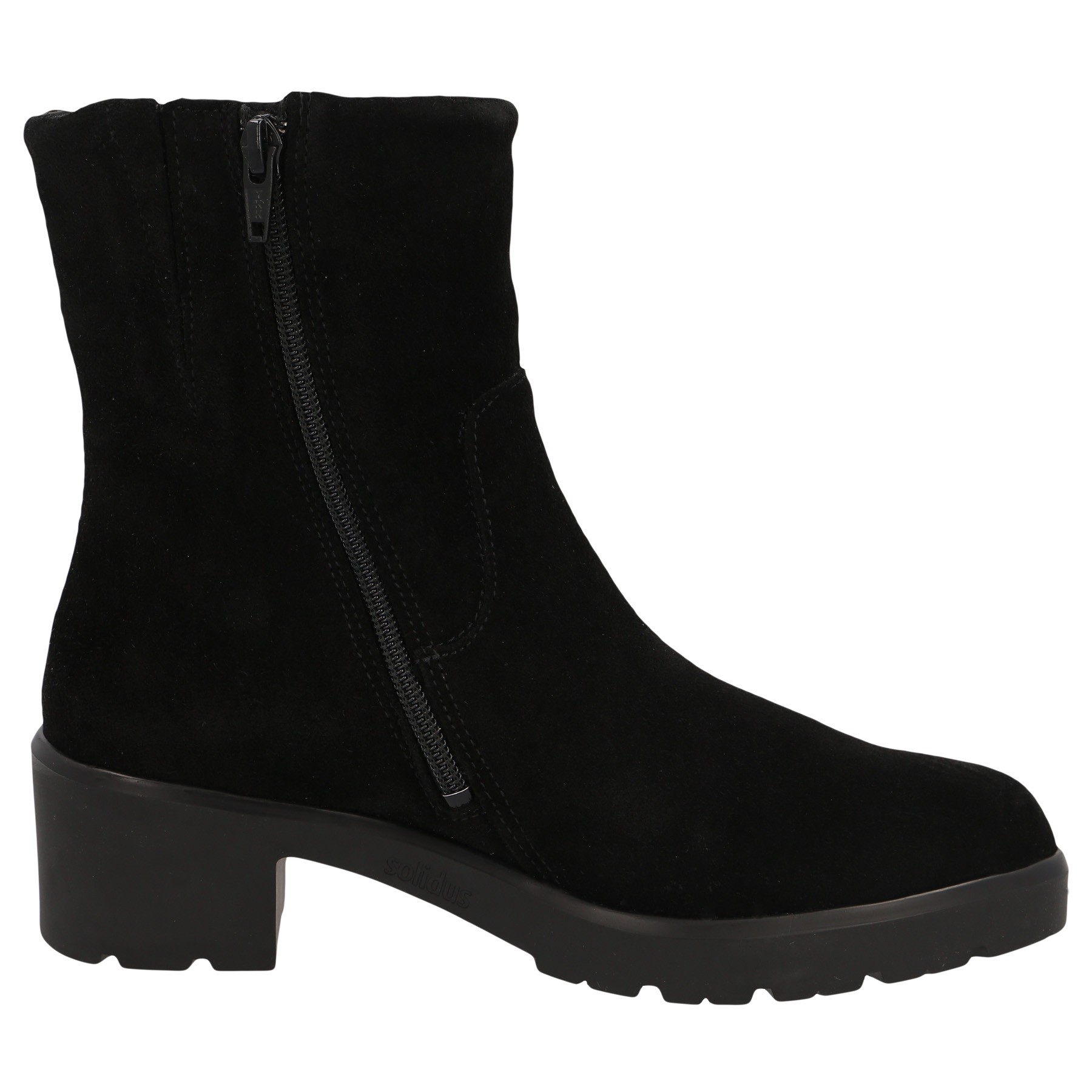 schwarze stiefel seitenansicht rechts