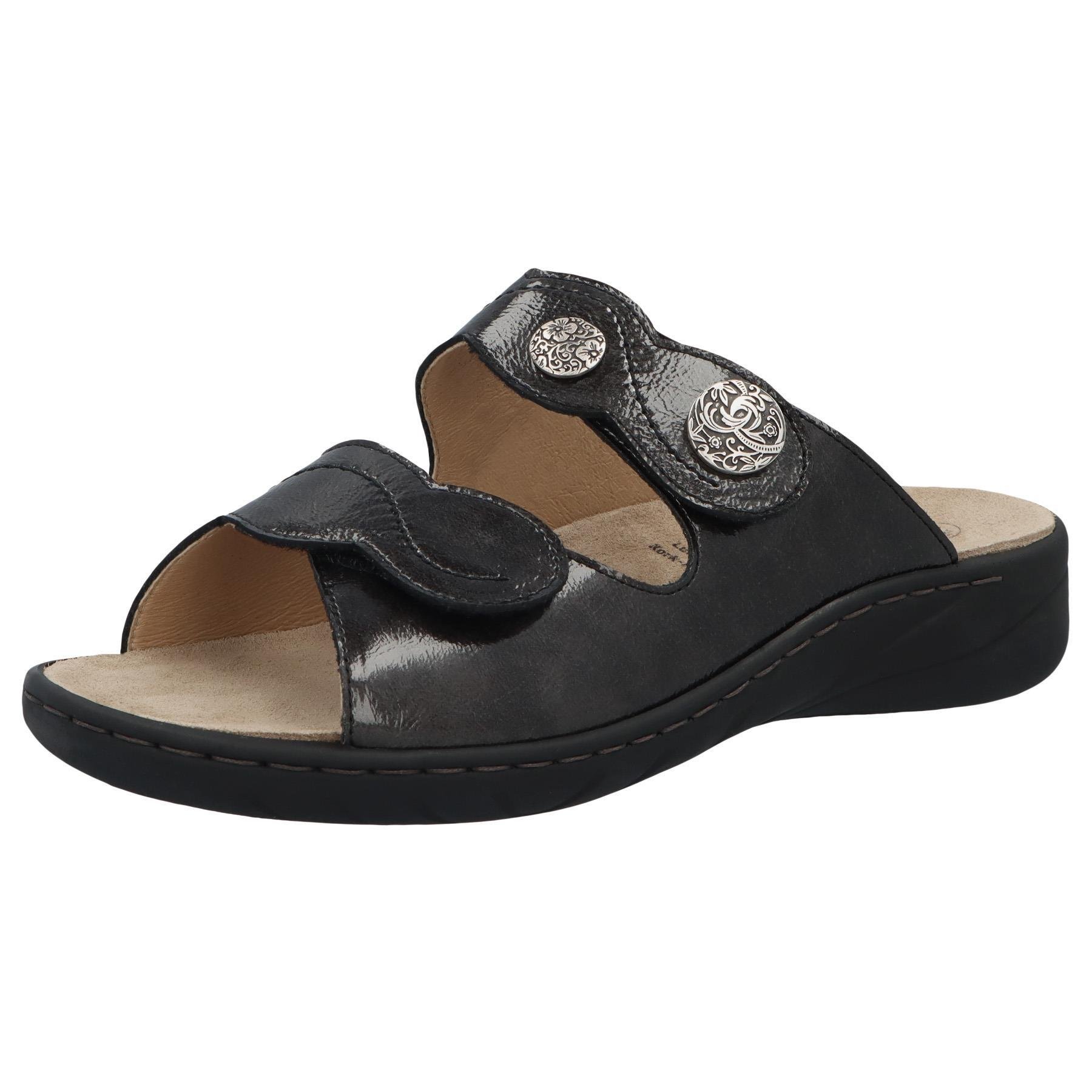 graue pantolette 3-4 ansicht