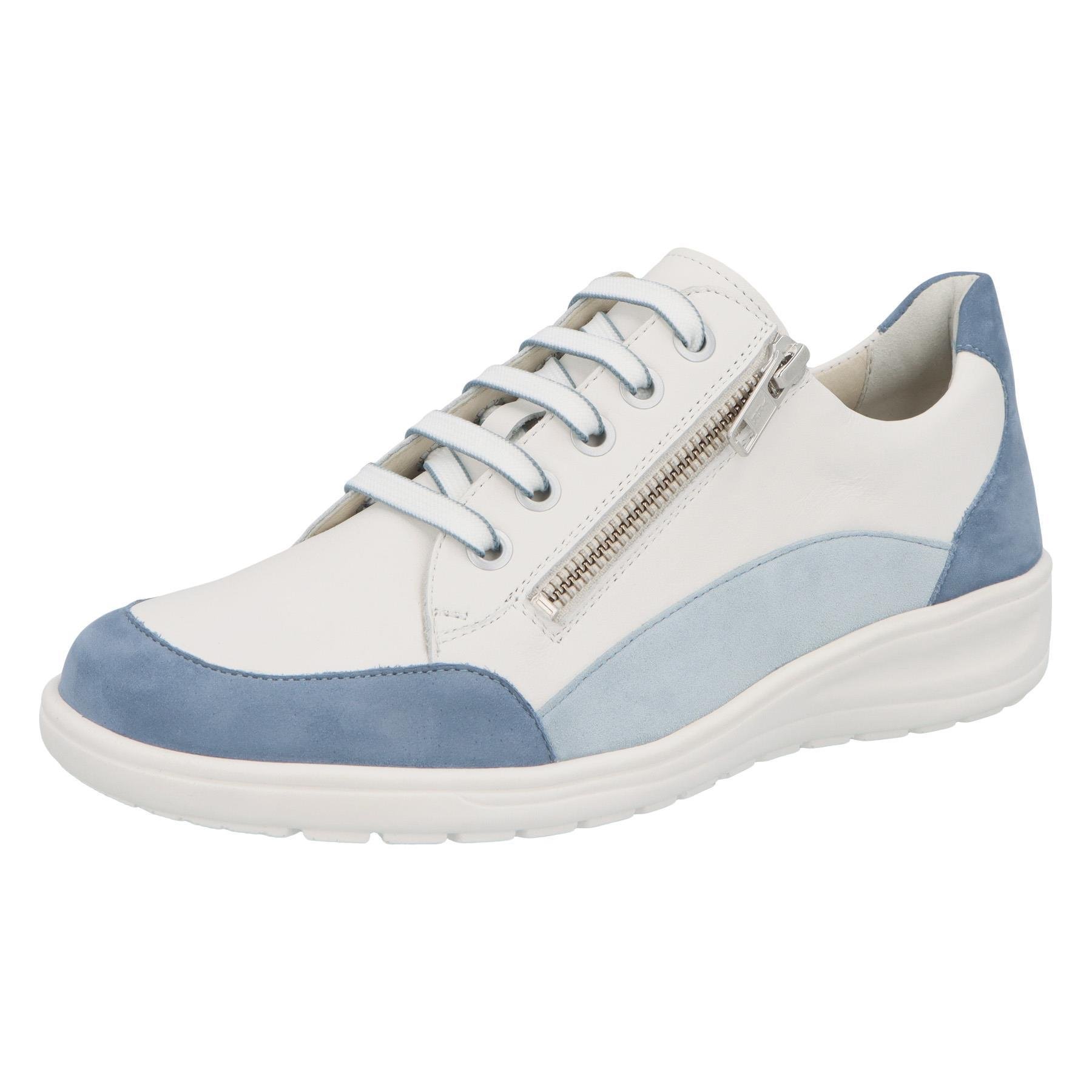 blaue halbschuh 3-4 ansicht