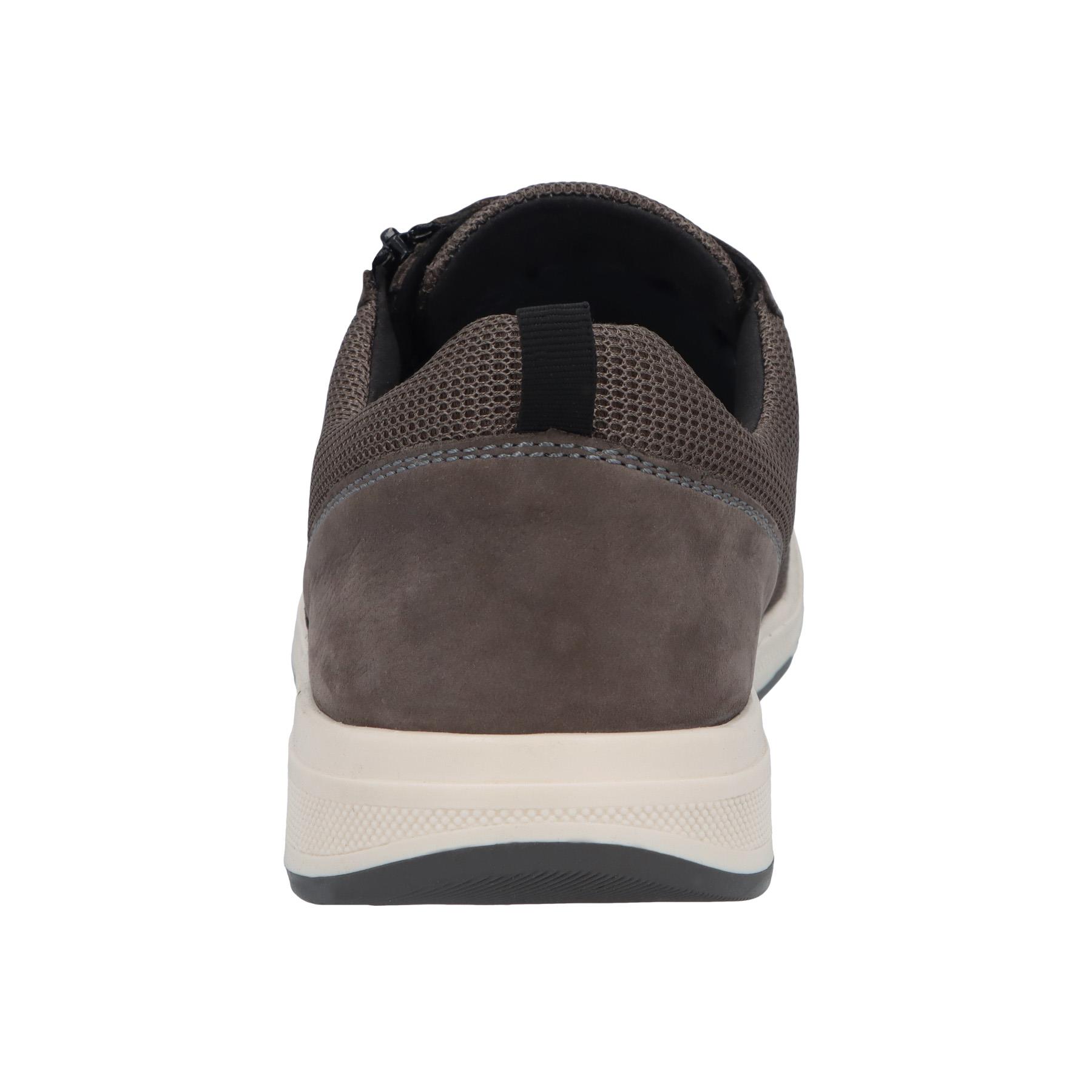 graue halbschuh hinteransicht