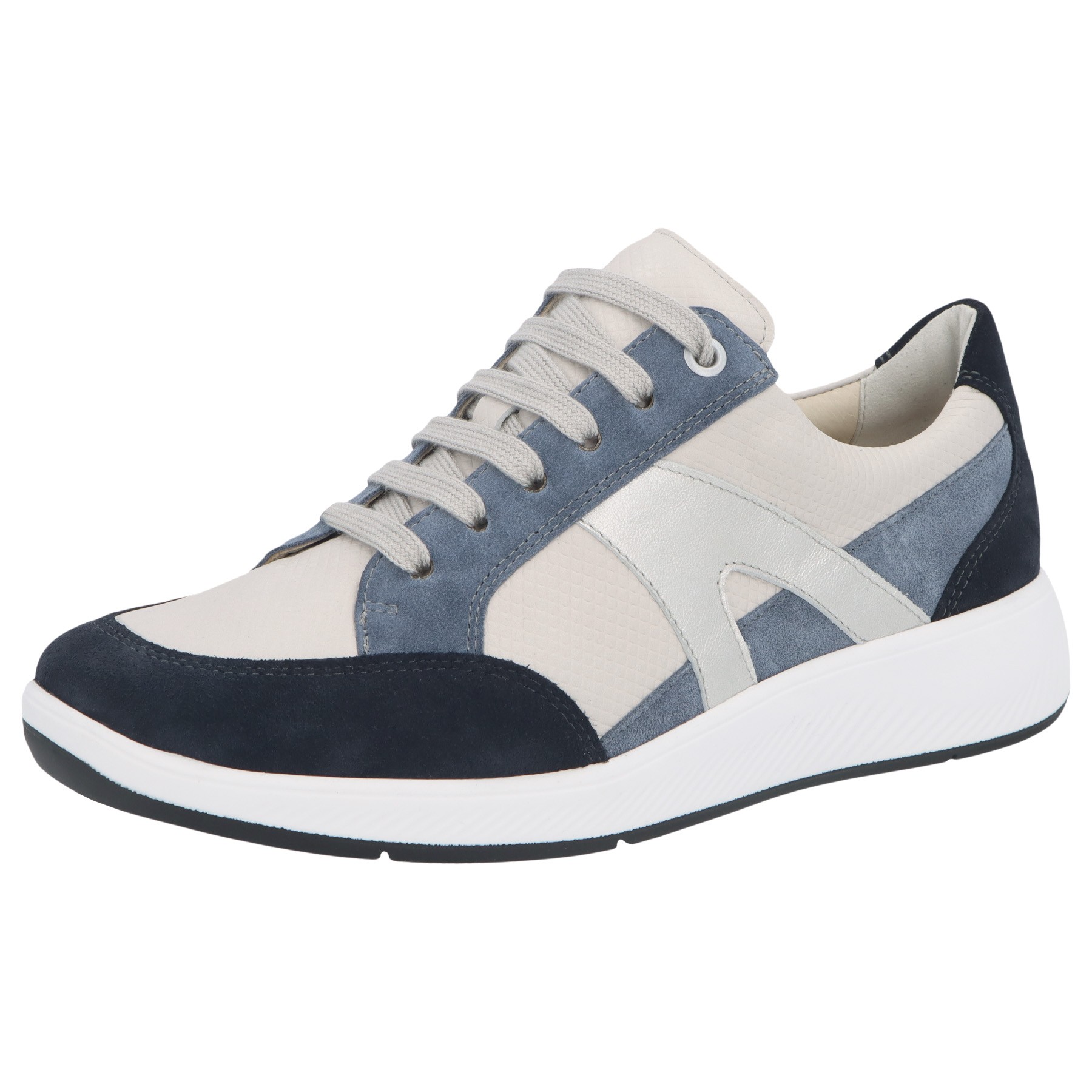 blaue halbschuh 3-4 ansicht