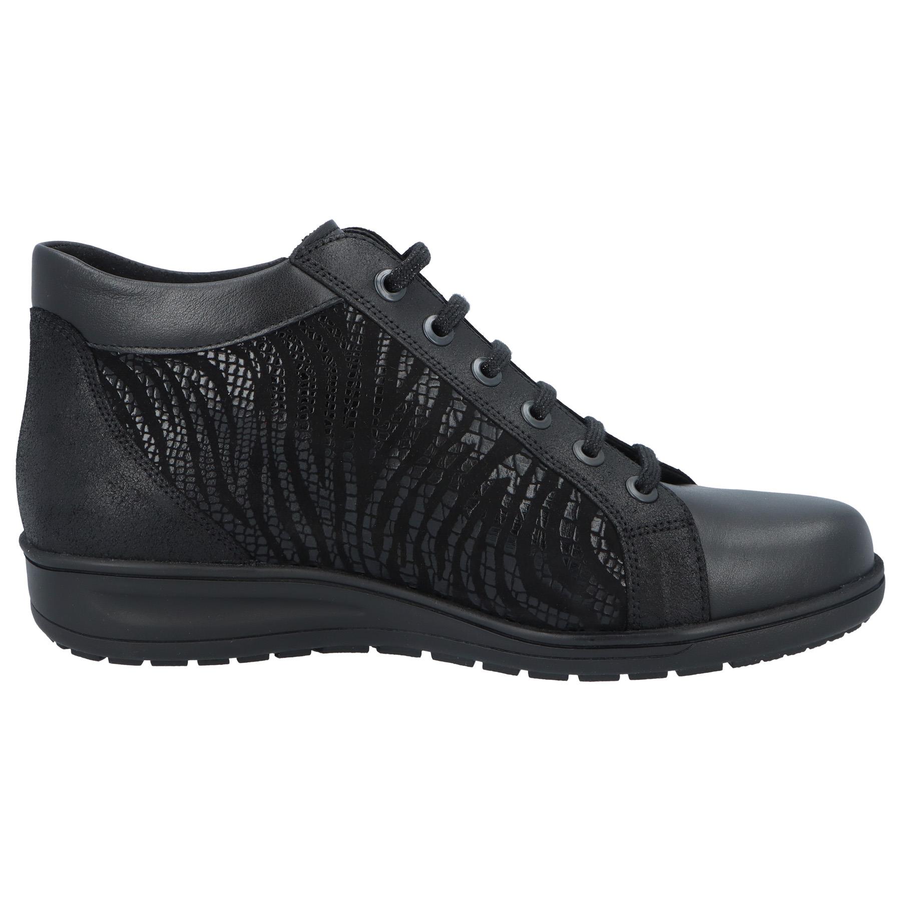 schwarze stiefel seitenansicht rechts