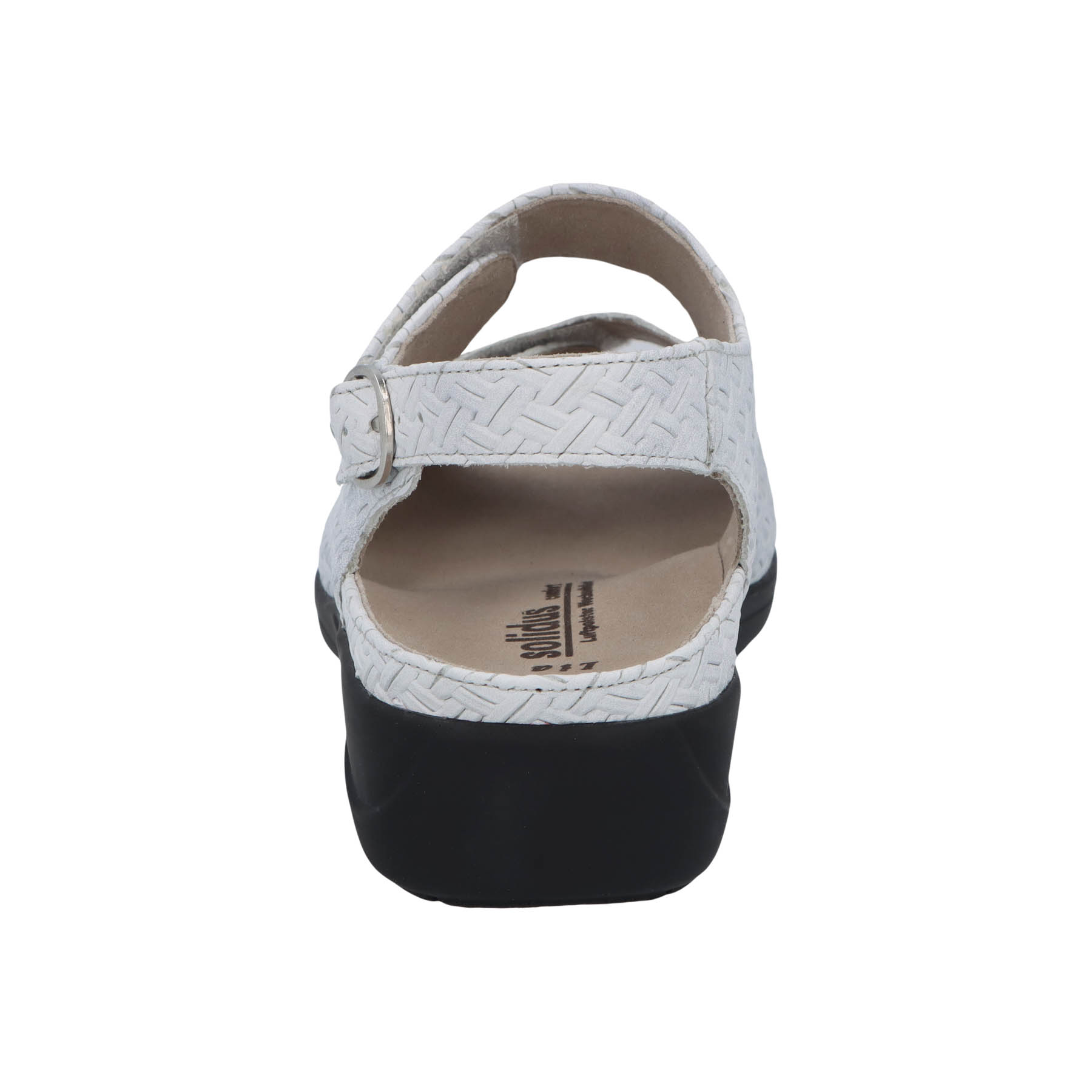 graue sandale hinteransicht