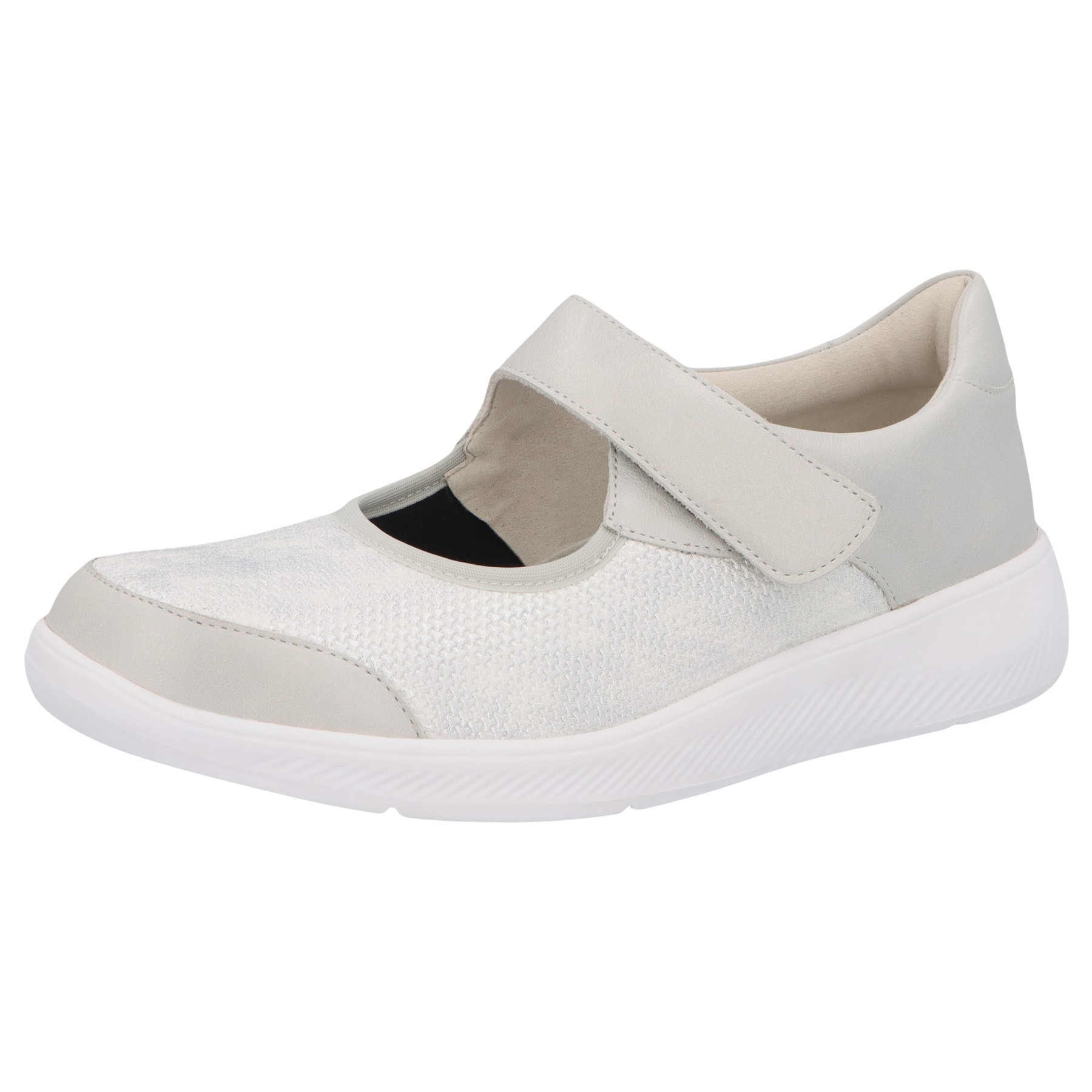 weiße slipper 3-4 ansicht