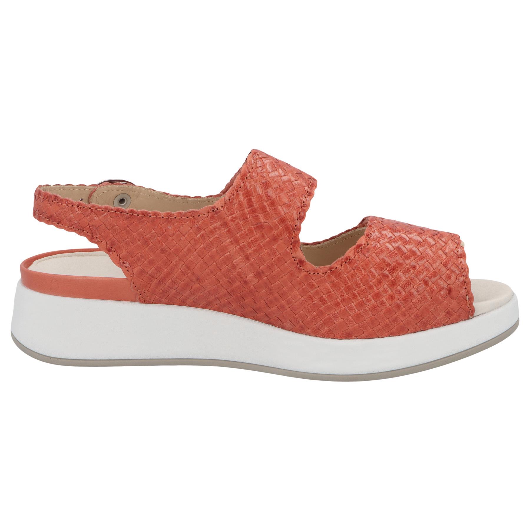 rote sandale seitenansicht rechts