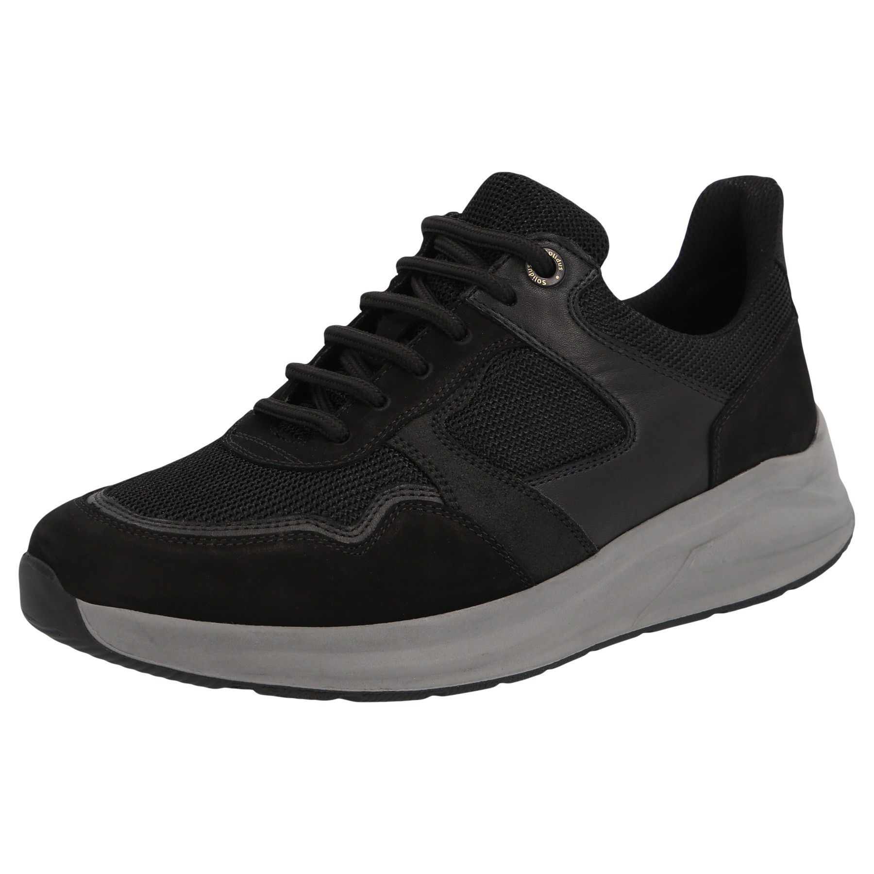 schwarze halbschuh 3-4 ansicht