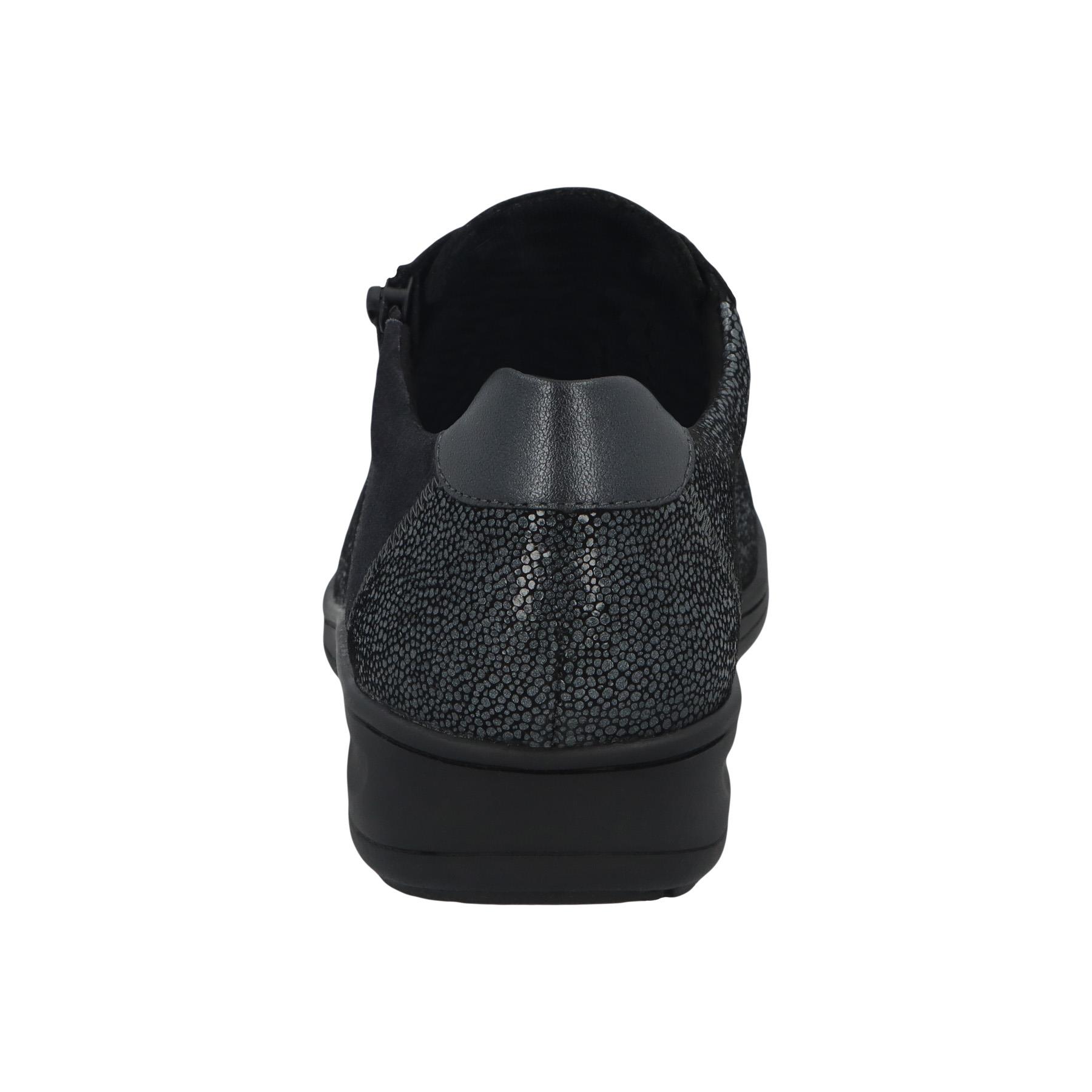 graue halbschuh hinteransicht