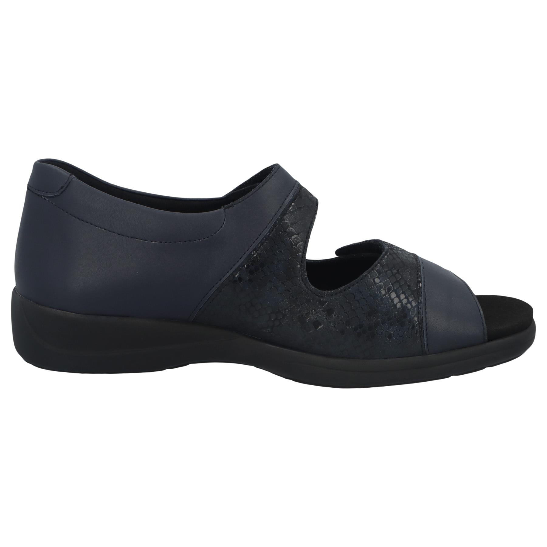 blaue sandale seitenansicht rechts