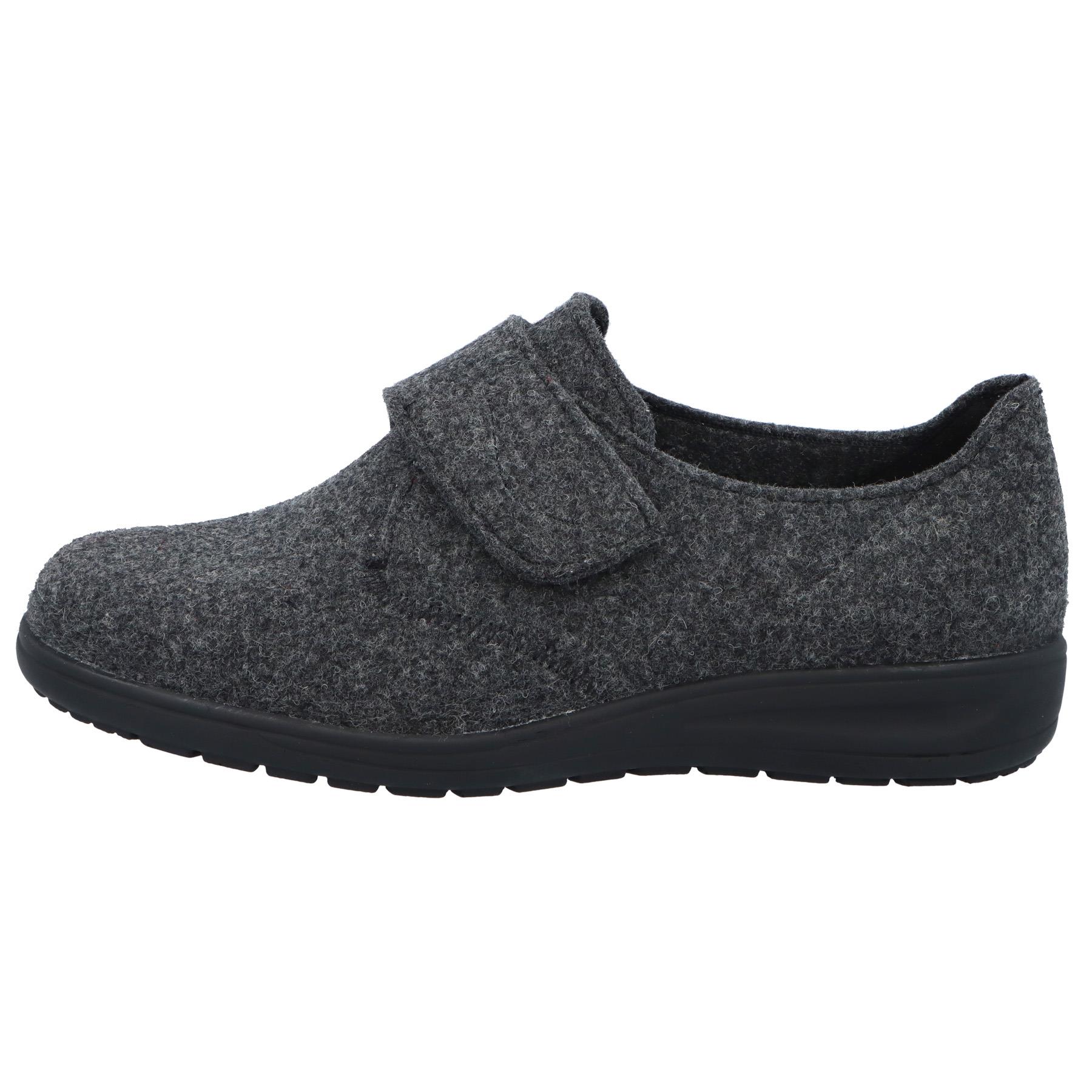 graue slipper seitenansicht links