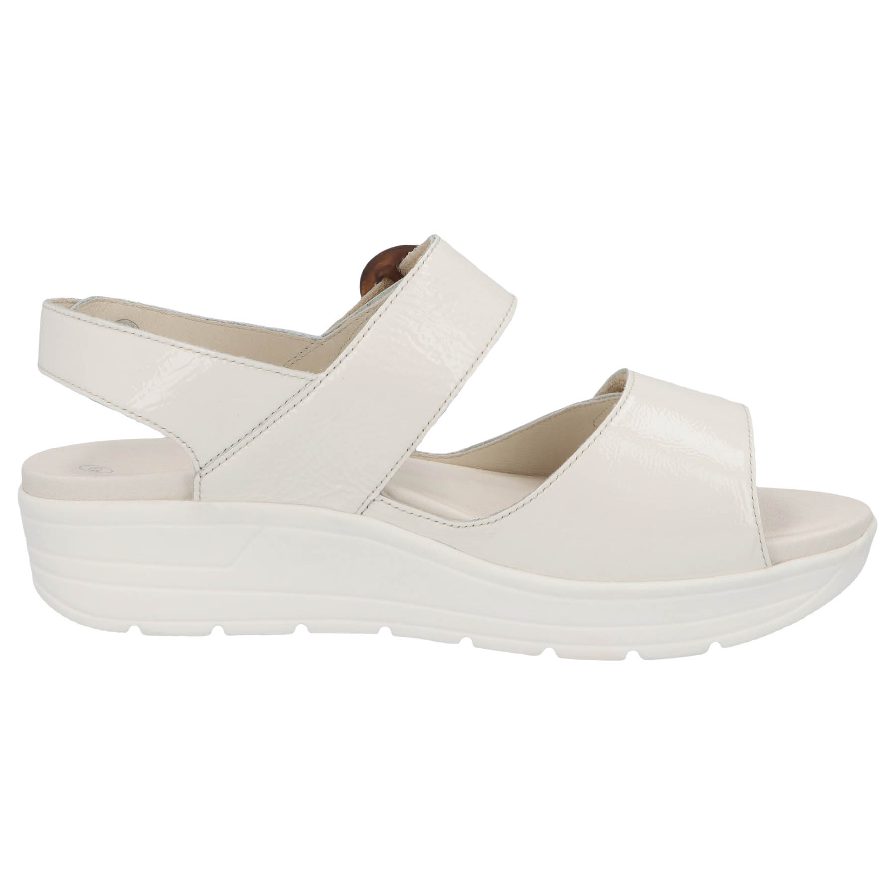 weiße sandale seitenansicht rechts