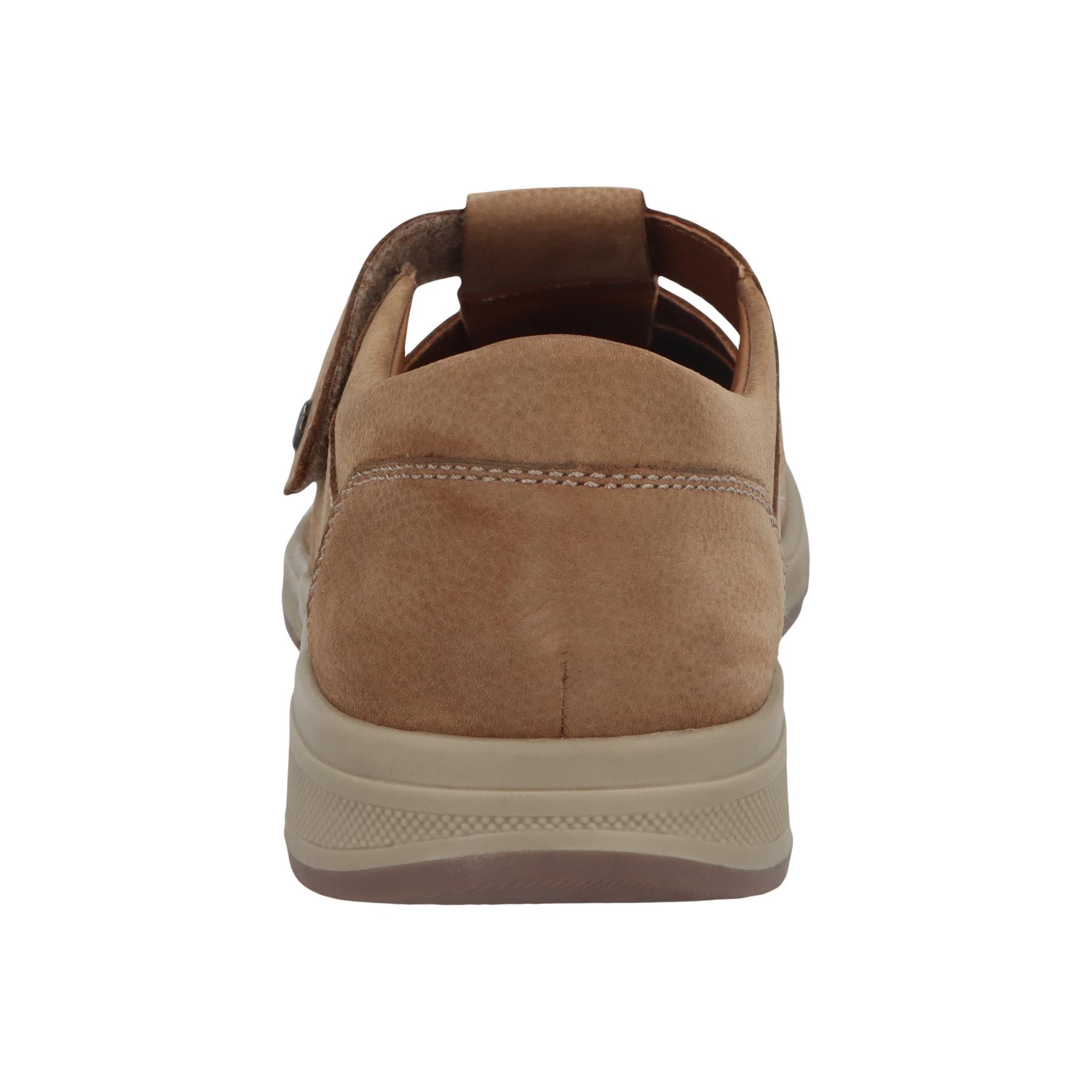 braune sandale hinteransicht